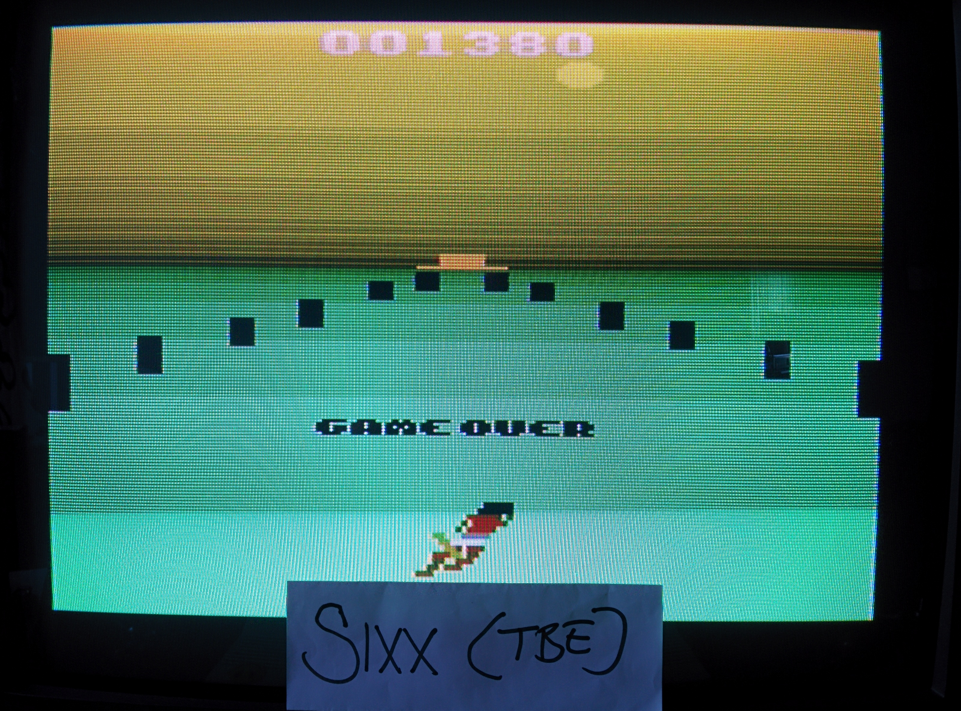 Sixx: A-VCS-tec Challenge (Atari 2600 Emulated Novice/B Mode) 1,380 points on 2014-06-16 13:32:11