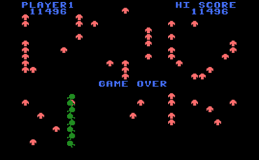 cncfreak: Centipede: Easy (Colecovision Emulated) 11,496 points on 2013-09-28 14:45:07