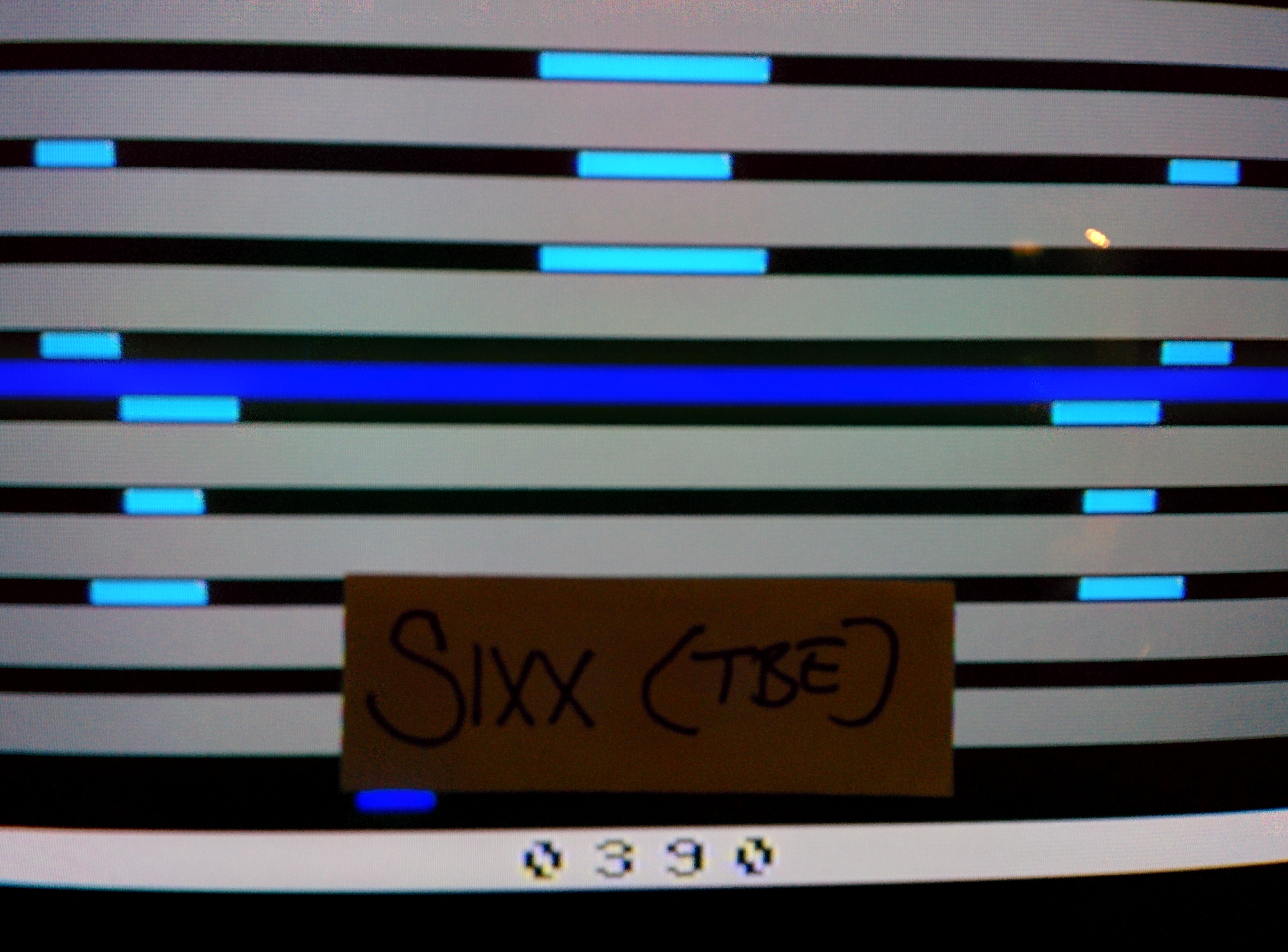 Sixx: Backfire (Atari 2600 Emulated Novice/B Mode) 390 points on 2014-06-16 15:21:14