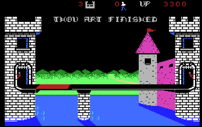 cncfreak: Dragonfire (Colecovision Emulated) 3,300 points on 2013-09-29 06:10:05