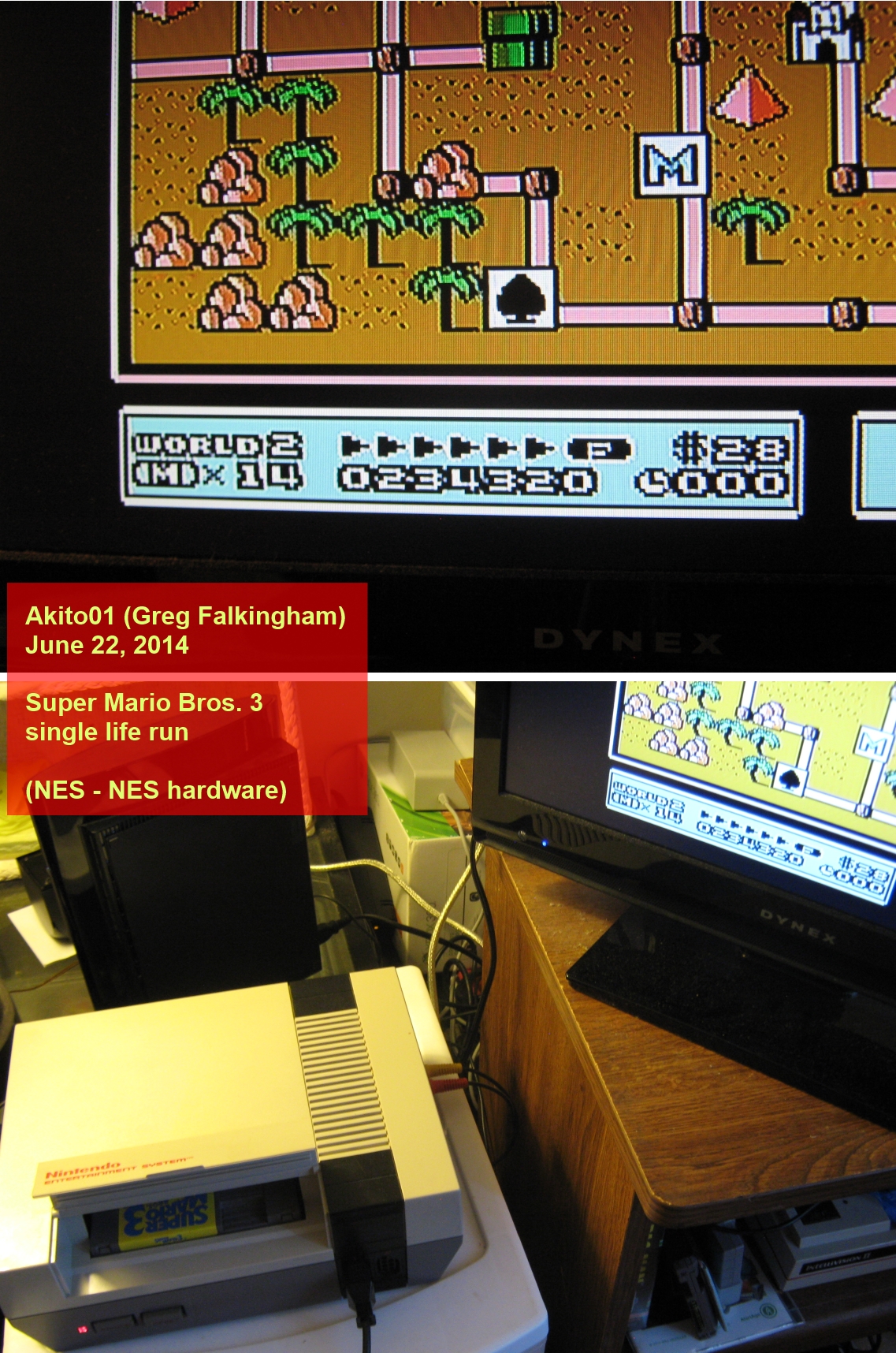 Akito01: Super Mario Bros. 3 [1 Life] (NES/Famicom) 234,320 points on 2014-06-22 18:48:35