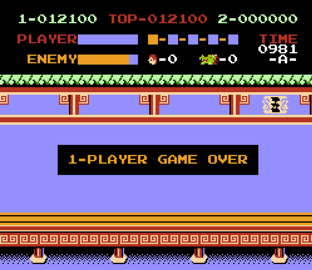 cncfreak: Kung Fu (NES/Famicom Emulated) 12,100 points on 2013-09-29 15:39:50