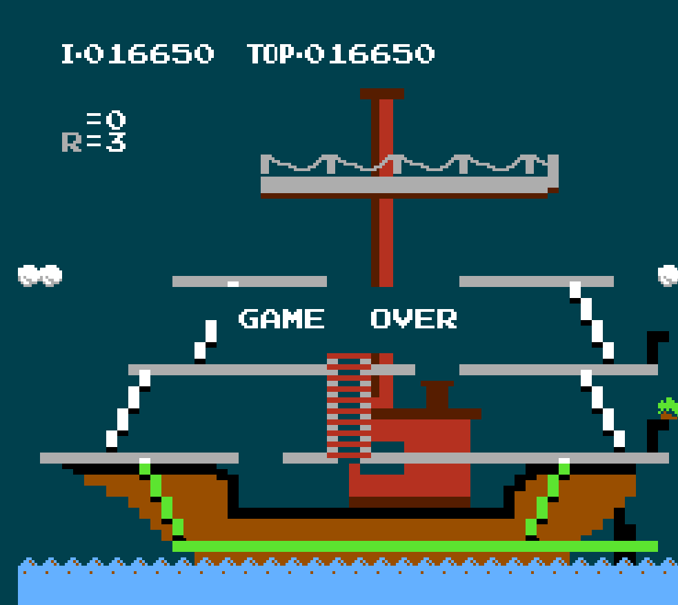 cncfreak: Popeye (NES/Famicom Emulated) 16,650 points on 2013-09-29 19:05:38