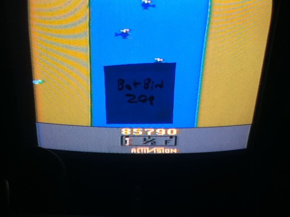 Botbird208: River Raid (Atari 2600 Novice/B) 85,790 points on 2014-07-04 08:51:15