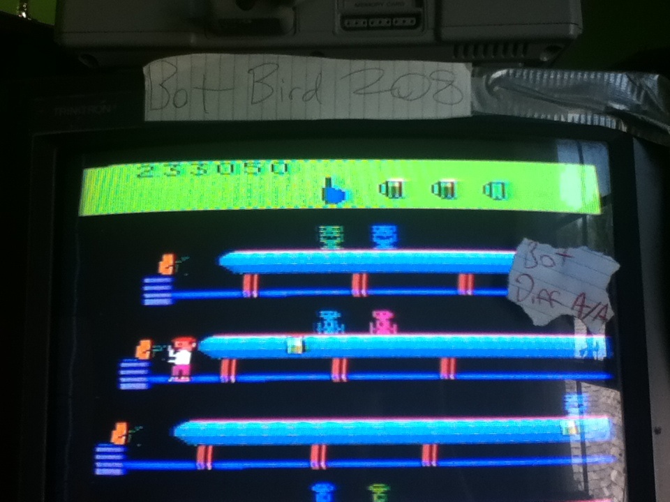 Botbird208: Tapper (Atari 2600 Expert/A) 233,050 points on 2014-07-06 13:26:54