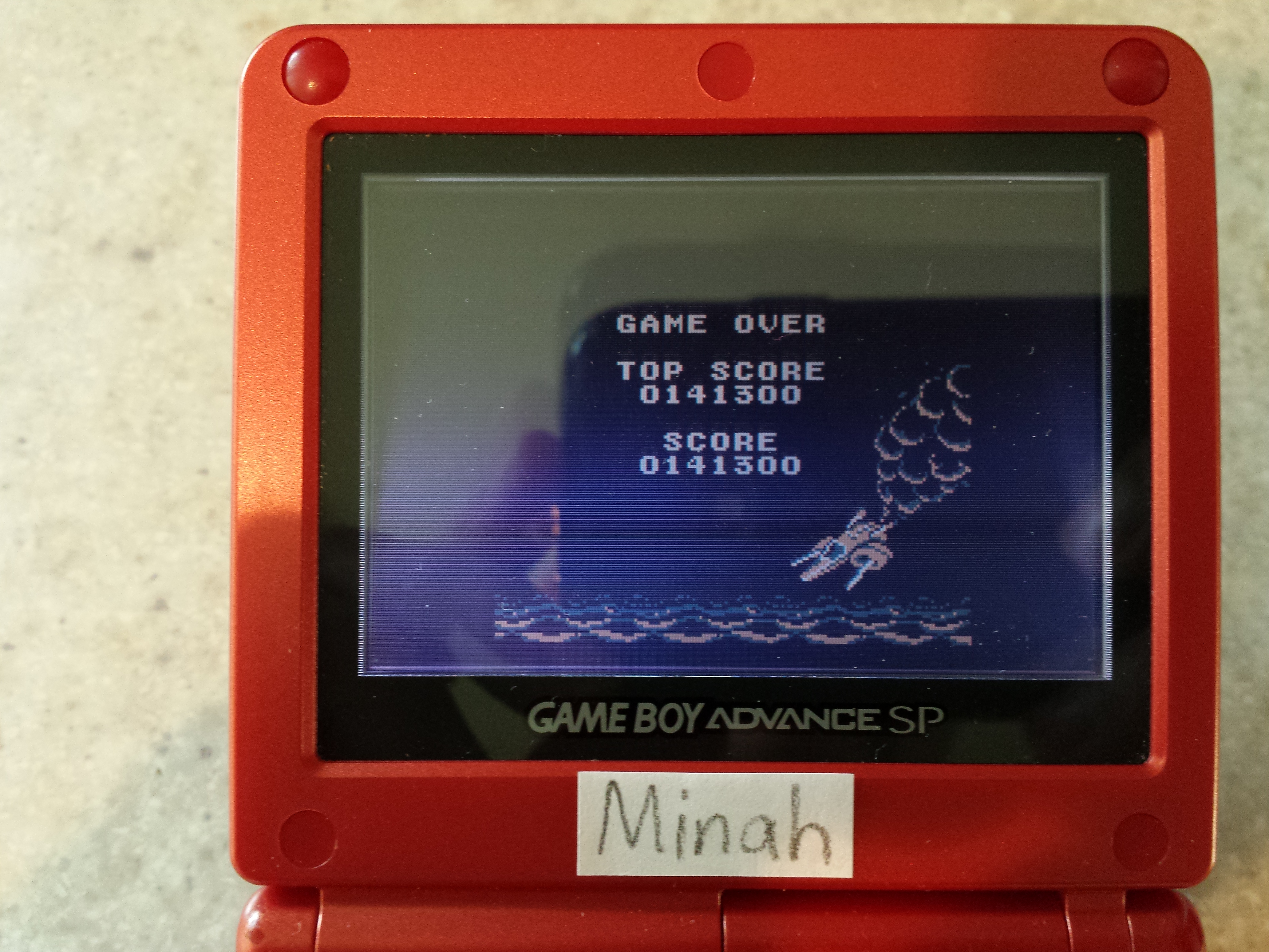 minah: Solar Striker (Game Boy) 141,300 points on 2014-07-07 18:10:17
