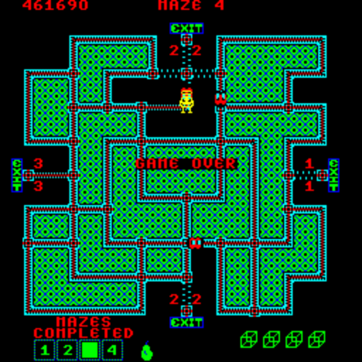 nick666101: Pepper II (Arcade Emulated / M.A.M.E.) 461,690 points on 2014-07-09 10:41:32