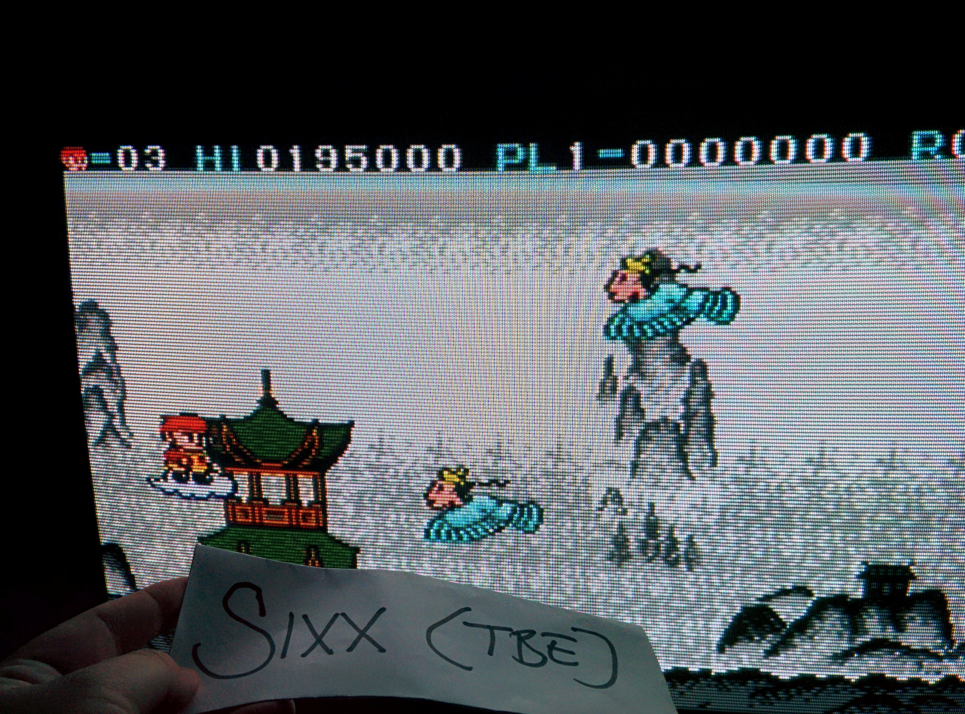 Sixx: Cloud Master (Sega Master System Emulated) 195,000 points on 2014-07-10 14:45:09