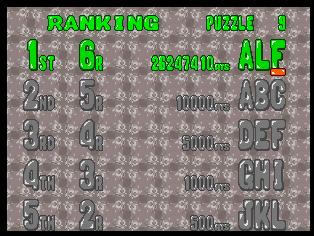 Alfredo: Bust A Move Again: Puzzle Mode (Neo Geo Emulated) 26,247,410 points on 2014-07-11 10:15:18
