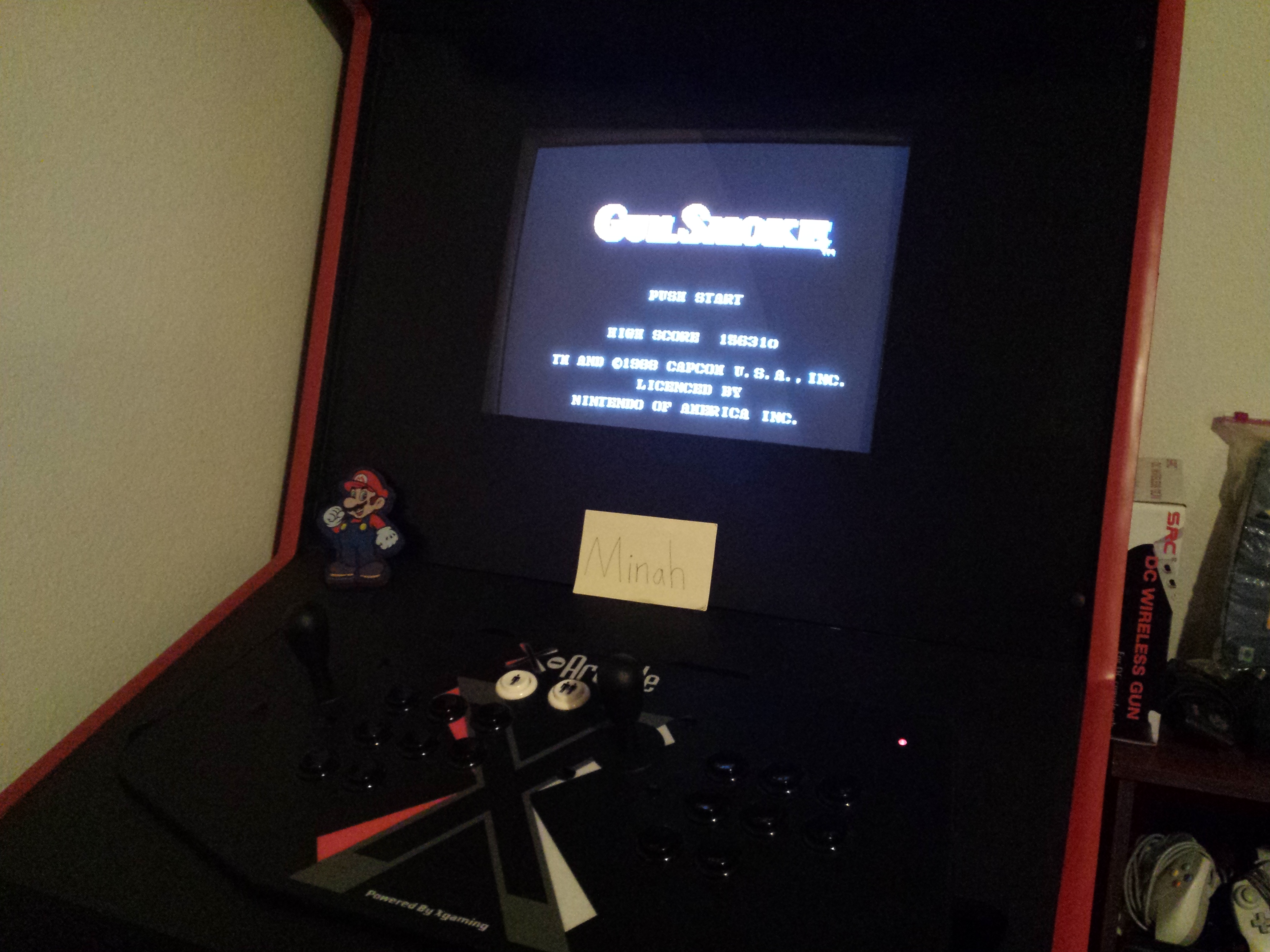 minah: Gunsmoke (NES/Famicom Emulated) 156,310 points on 2014-07-12 09:46:06