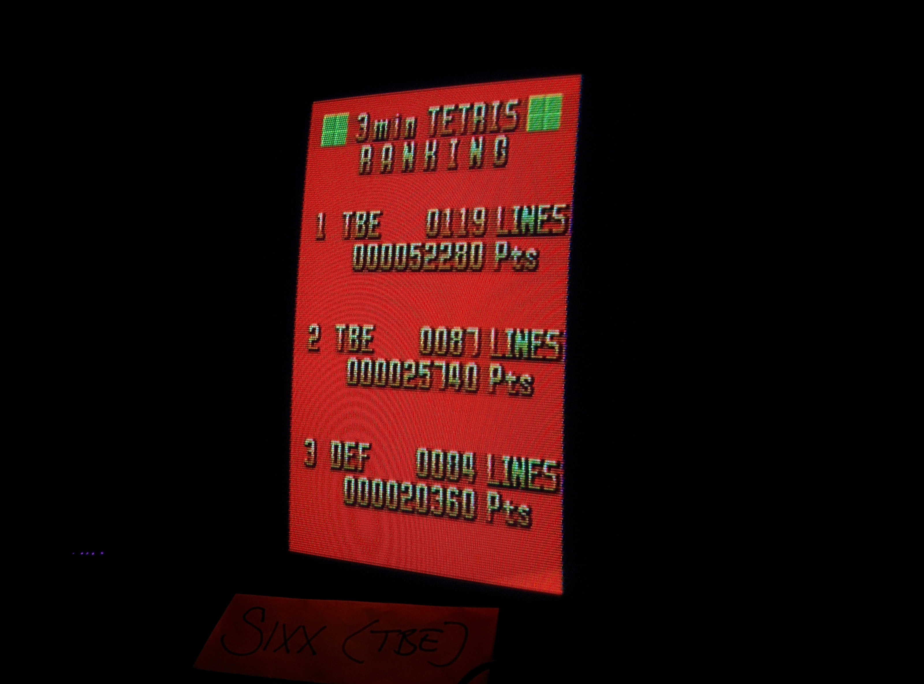 Sixx: Tetris: 3min Tetris (Wonderswan Color Emulated) 52,280 points on 2014-07-13 06:19:43