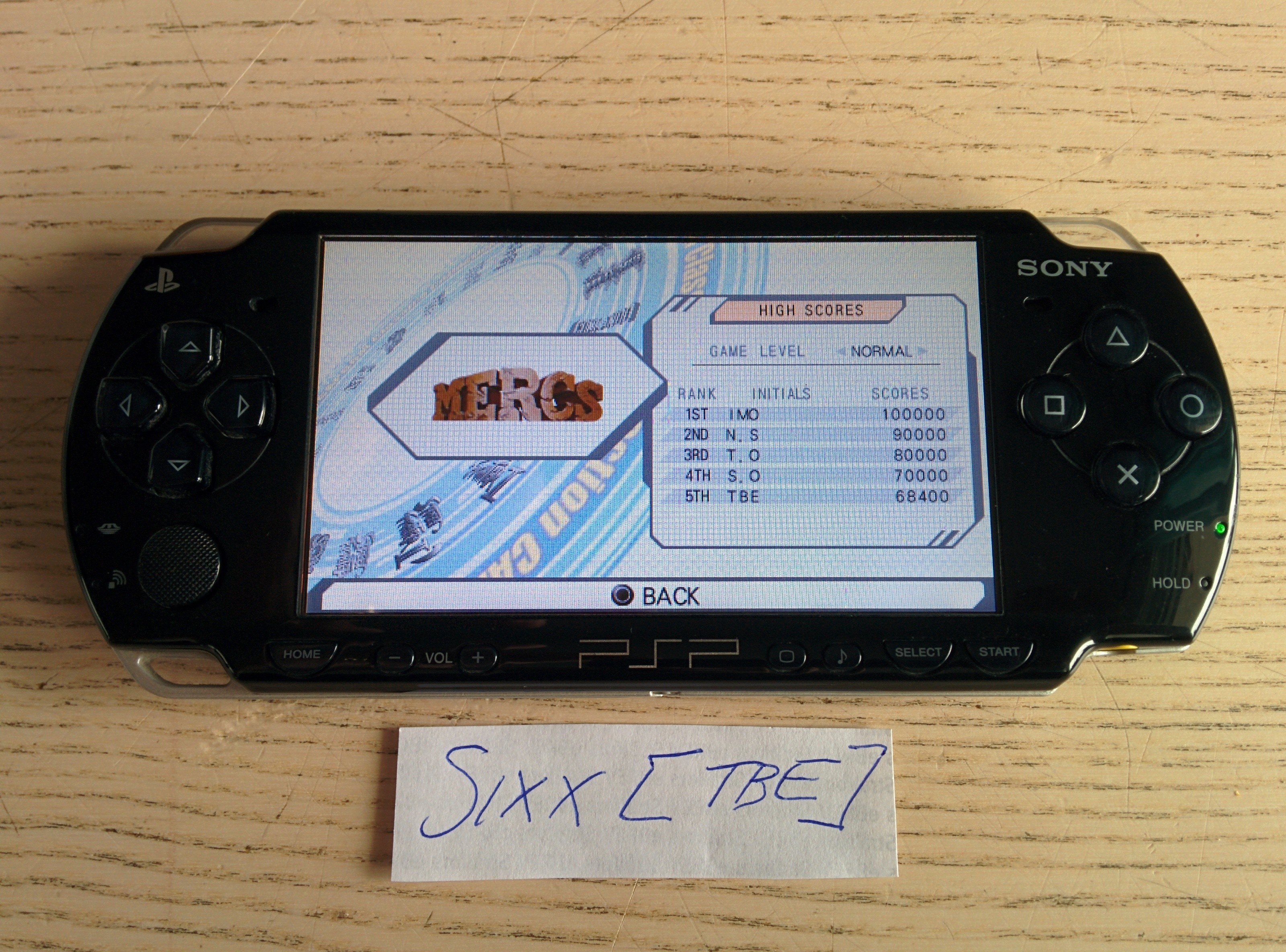 Sixx: Capcom Classics Collection Reloaded: Mercs (PSP) 68,400 points on 2014-07-13 12:17:28