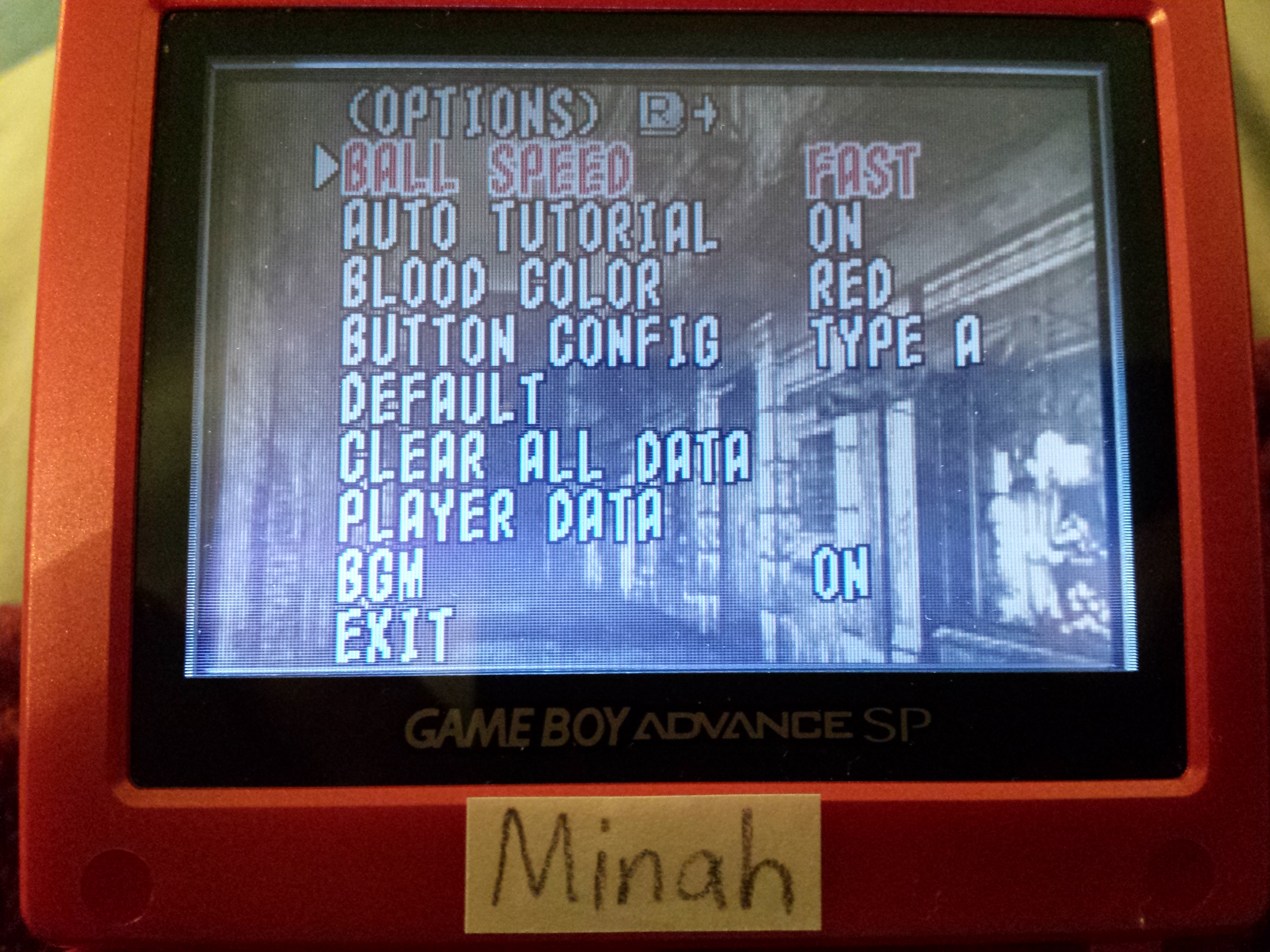 minah: Pinball Of The Dead: Normal: Wondering [Fast] (GBA) 79,373,000 points on 2014-07-13 20:19:05