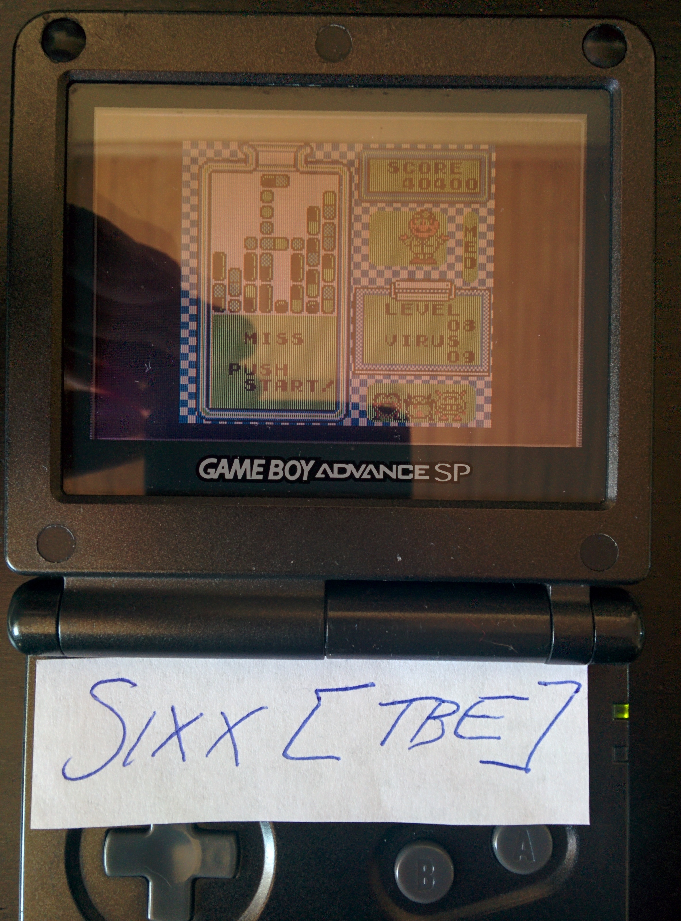 Sixx: Dr. Mario [Medium] (Game Boy) 40,400 points on 2014-07-14 01:55:06