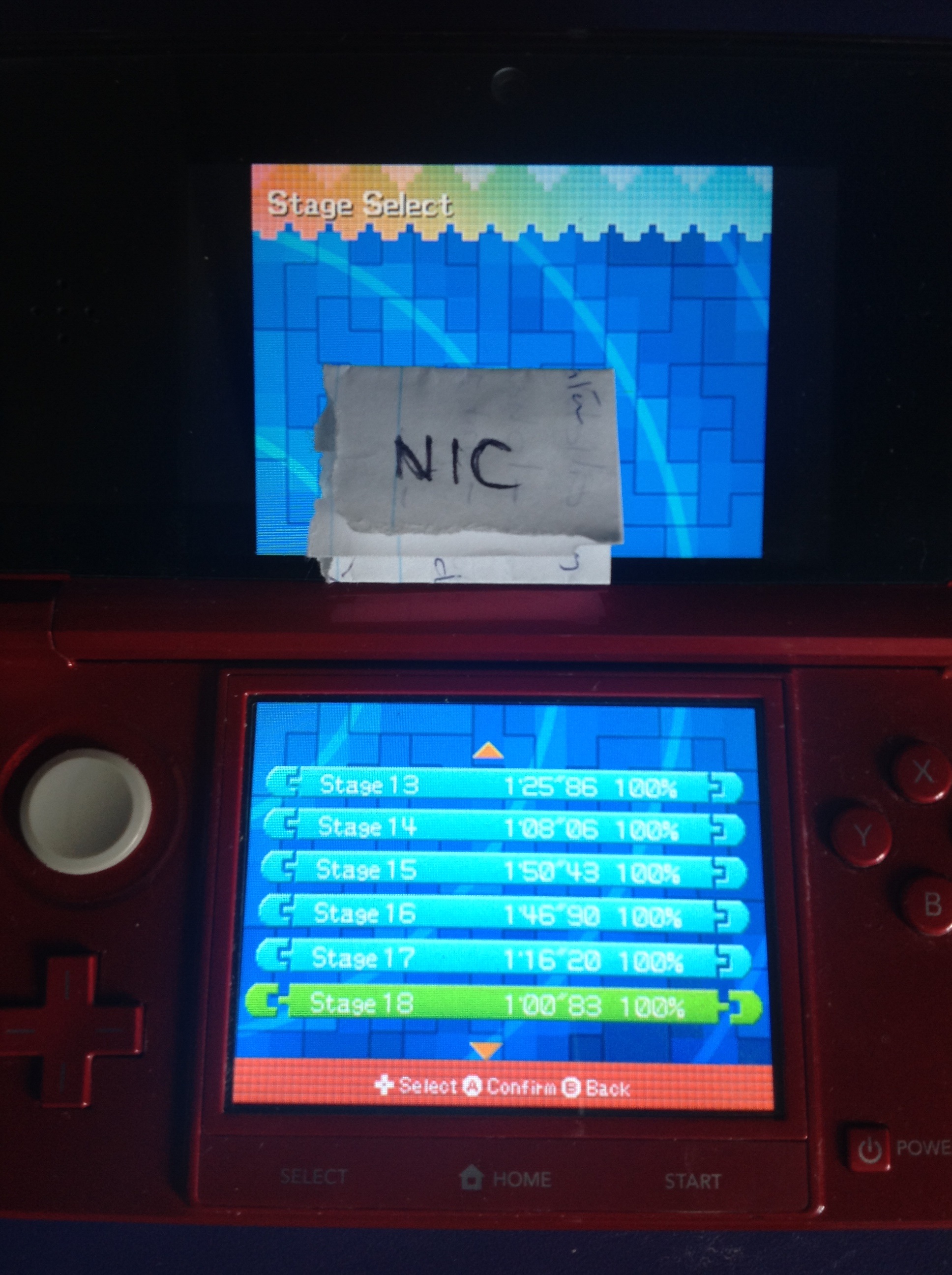 nick666101: Tetris Party Deluxe: Shadow [Level 13] [100% Speedrun] (Nintendo DS) 0:01:25.86 points on 2014-07-15 01:47:27