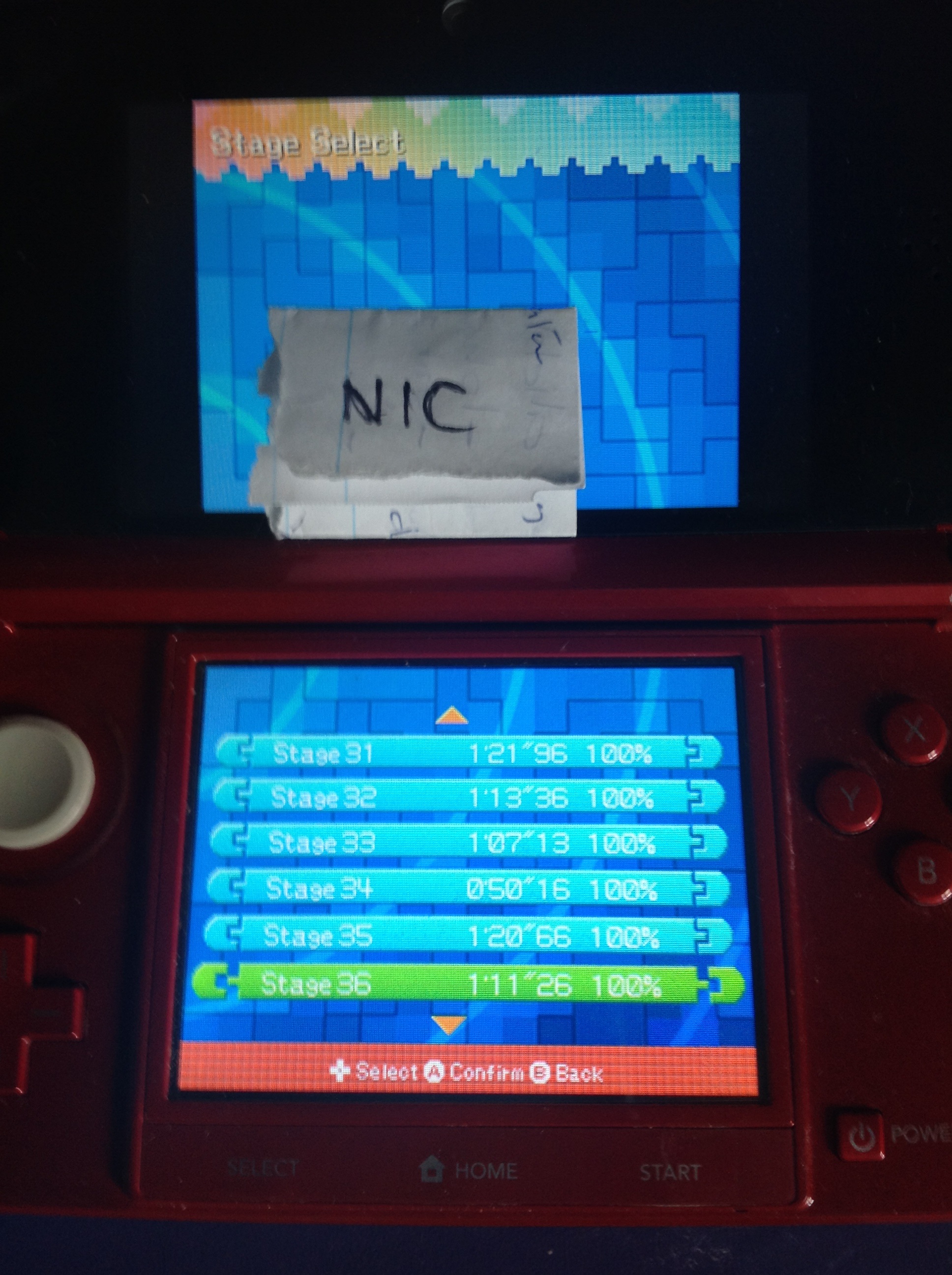 nick666101: Tetris Party Deluxe: Shadow [Level 31] [100% Speedrun] (Nintendo DS) 0:01:21.96 points on 2014-07-16 01:15:20