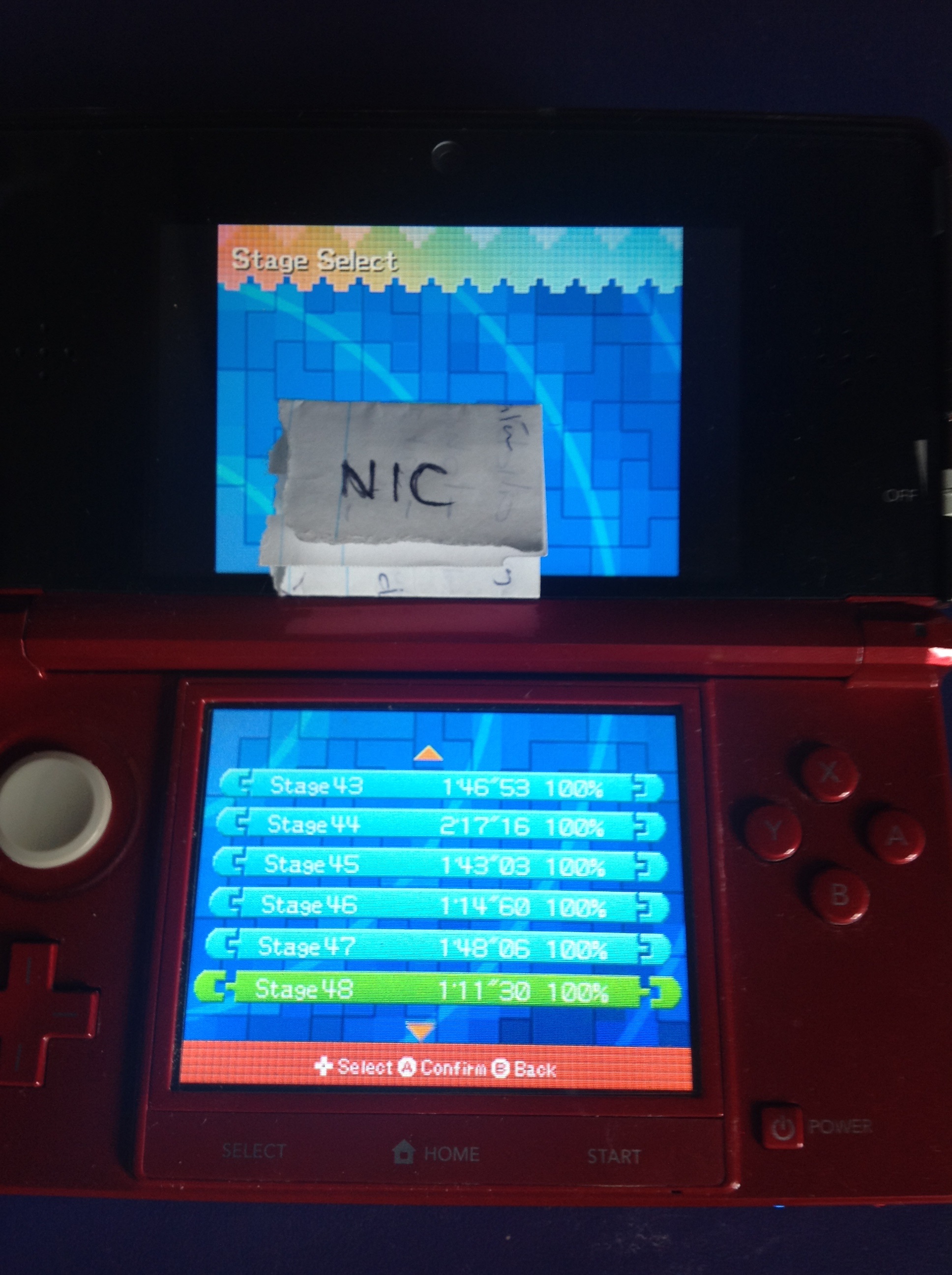 nick666101: Tetris Party Deluxe: Shadow [Level 46] [100% Speedrun] (Nintendo DS) 0:01:14.6 points on 2014-07-16 01:24:14