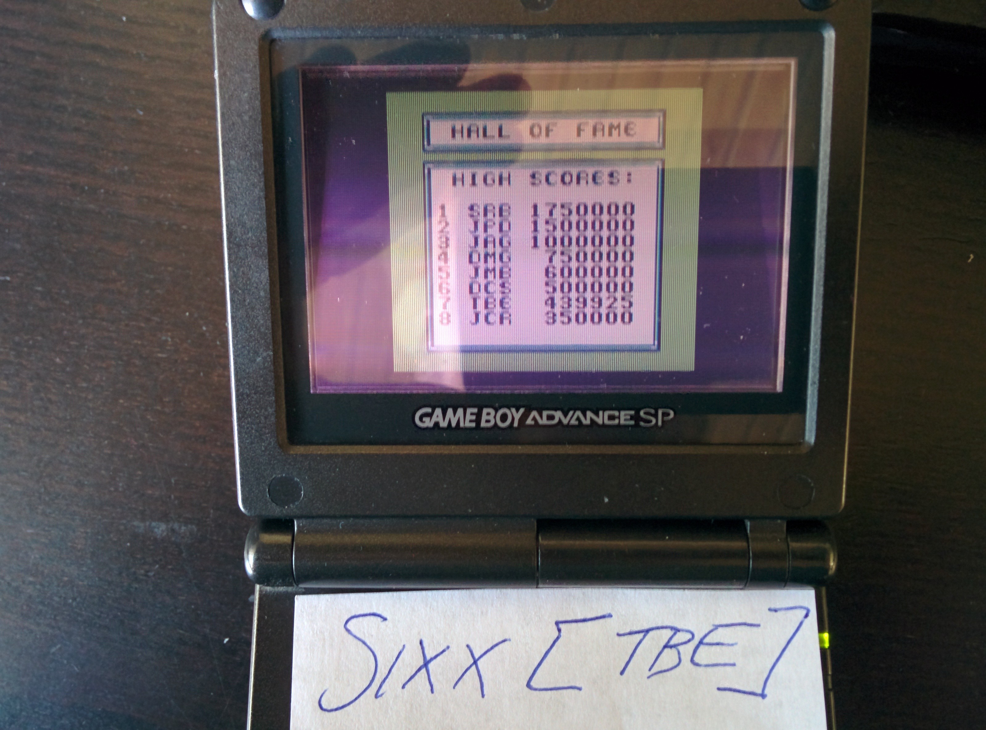 Sixx: Crystal Quest (Game Boy) 439,925 points on 2014-07-16 09:37:23