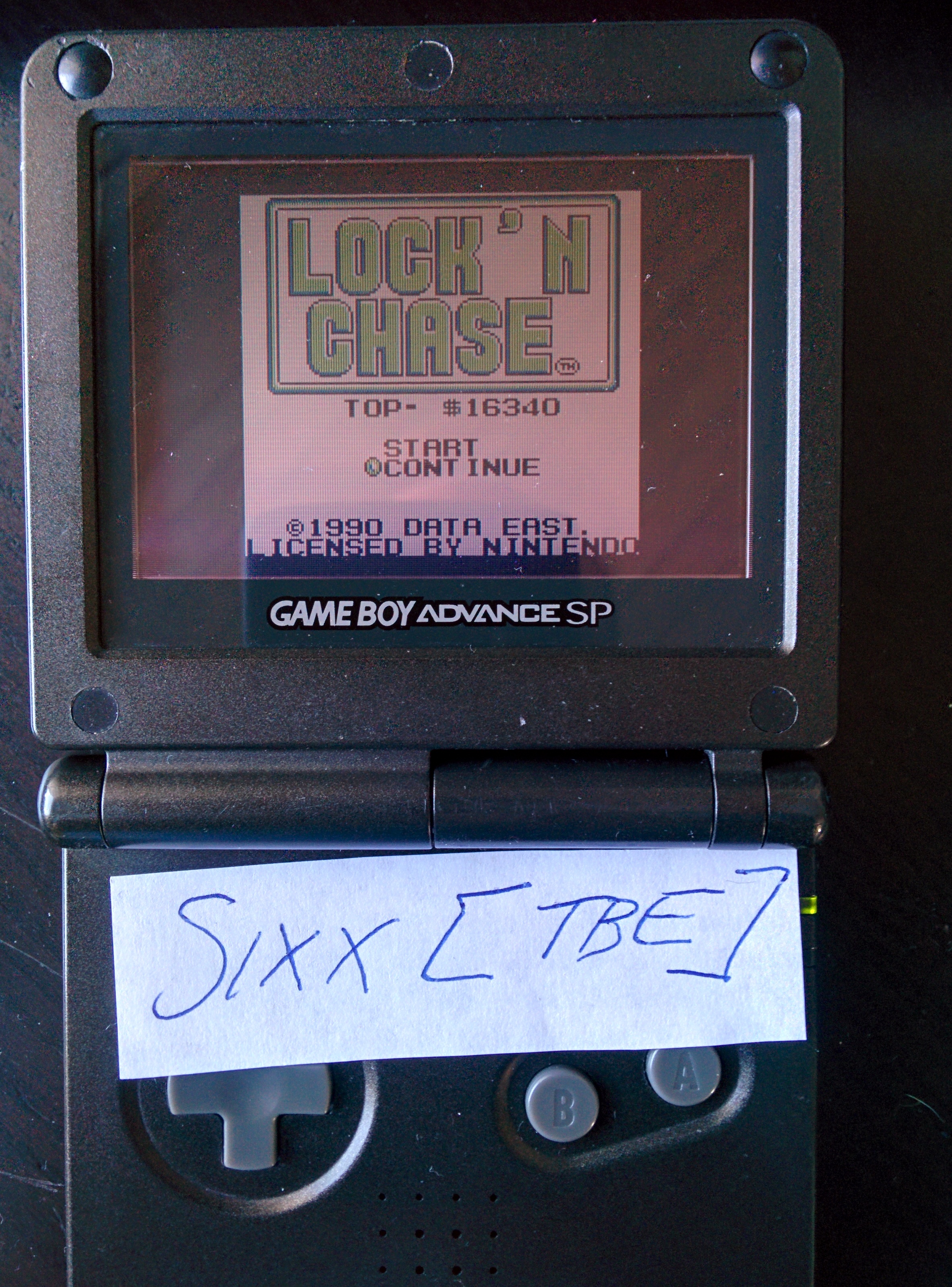 Sixx: Lock N Chase (Game Boy) 16,340 points on 2014-07-16 15:31:35