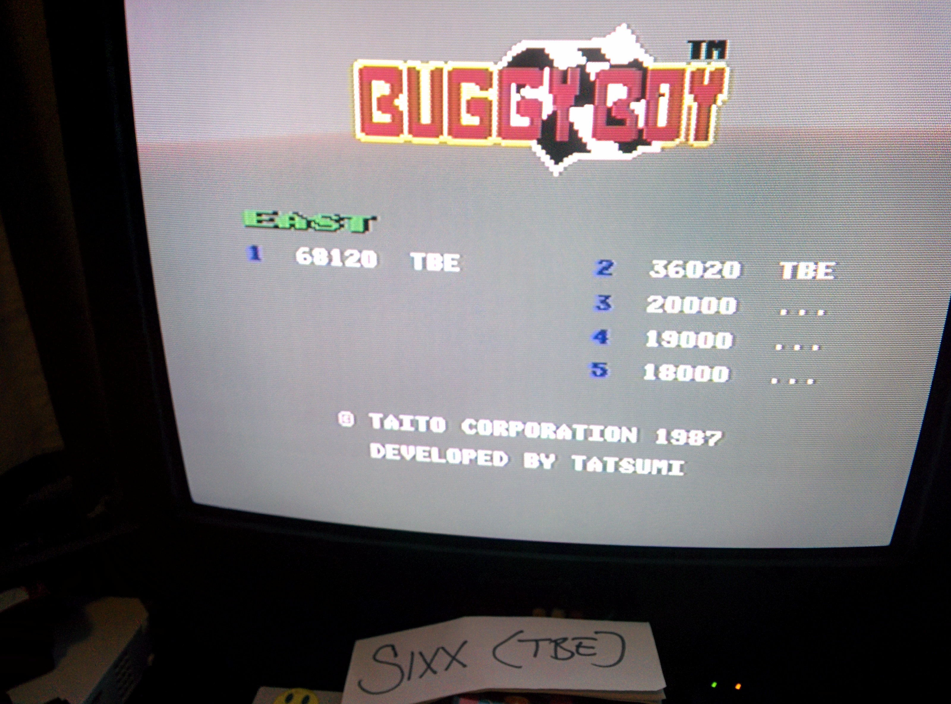 Sixx: Buggy Boy: East (Commodore 64) 68,120 points on 2014-07-16 16:07:56