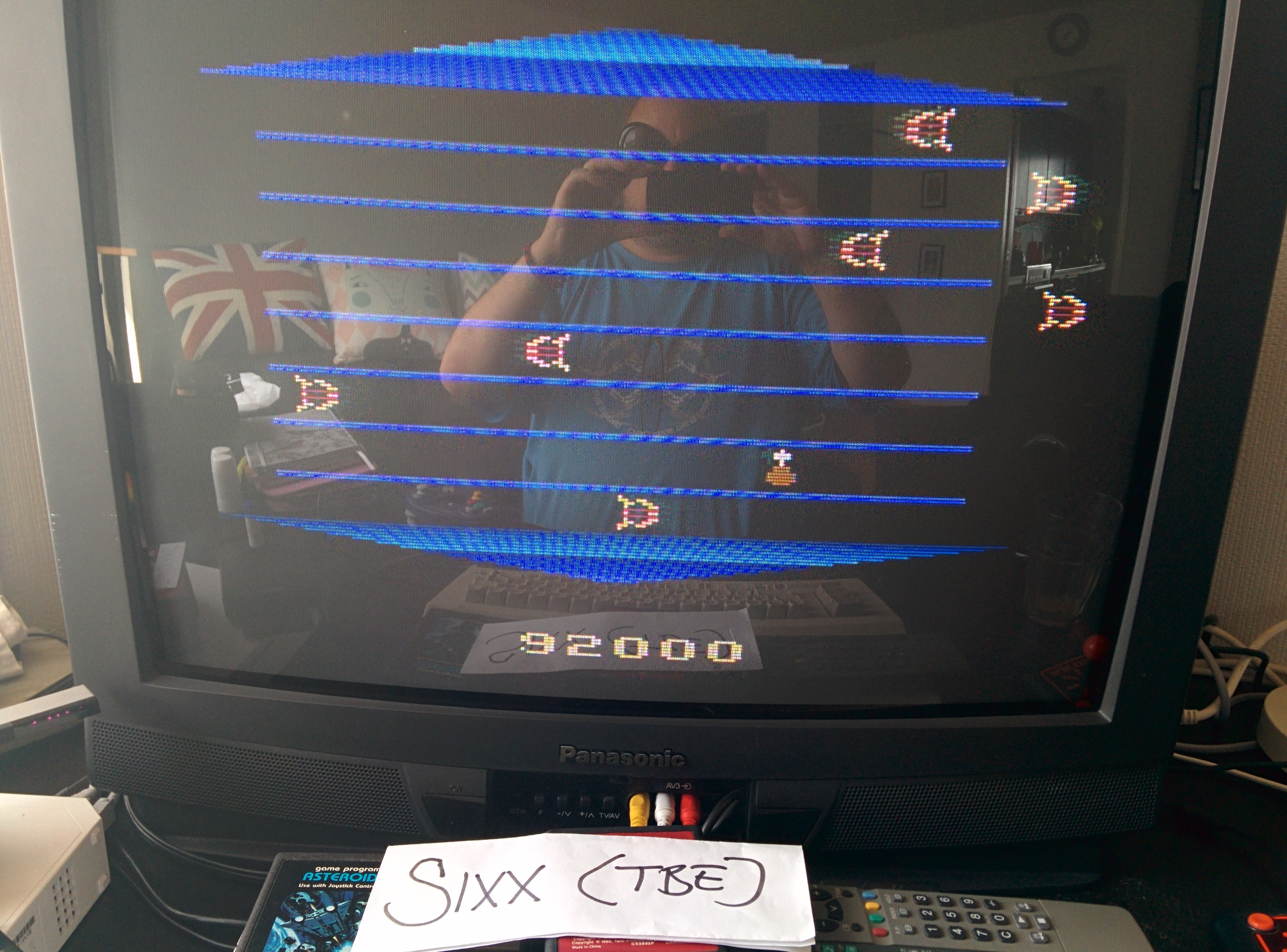 Sixx: Asterix (Atari 2600 Emulated) 92,000 points on 2014-07-17 02:26:19