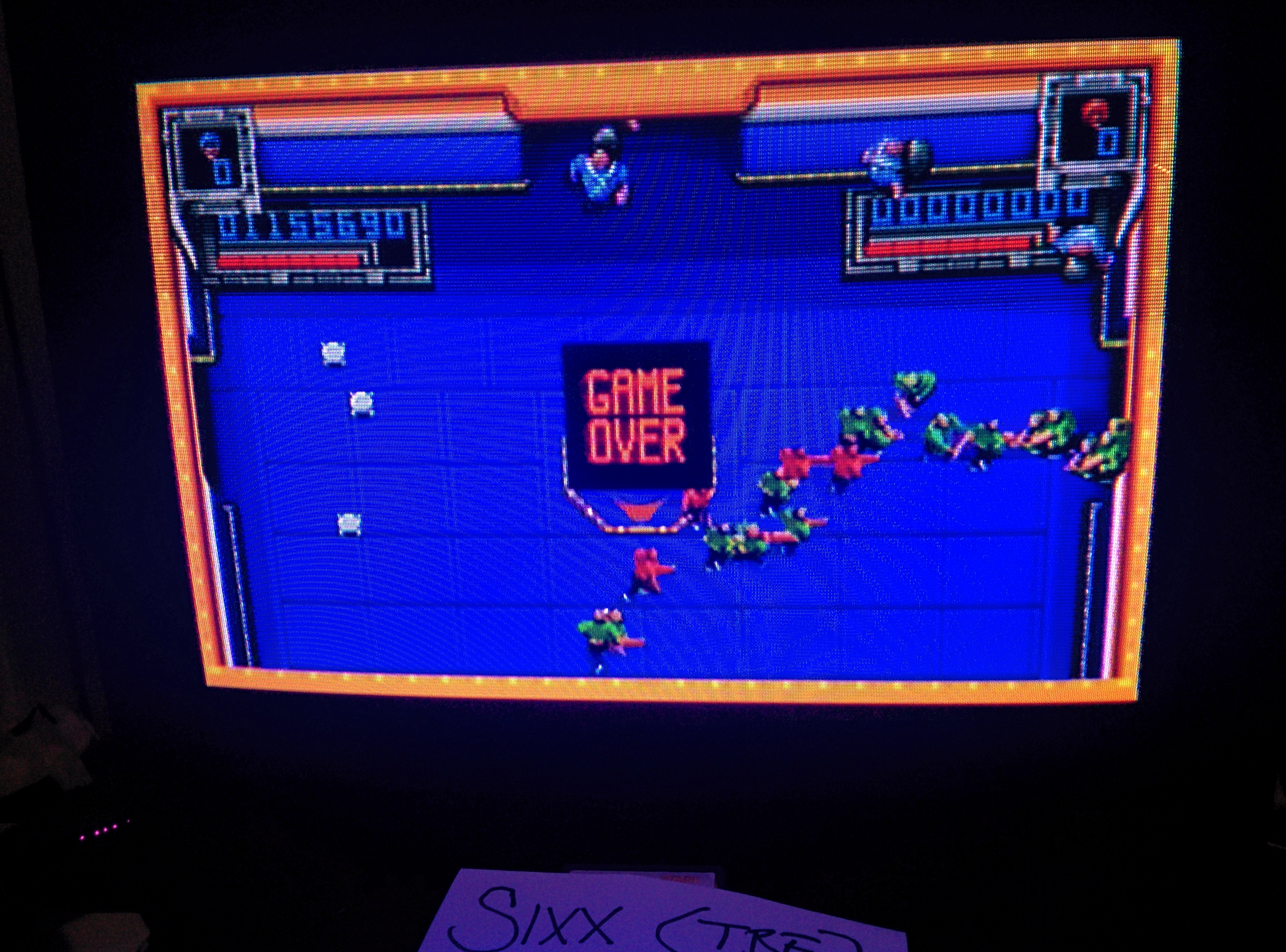Sixx: Smash TV (Sega Genesis / MegaDrive Emulated) 1,155,690 points on 2014-07-17 16:19:46
