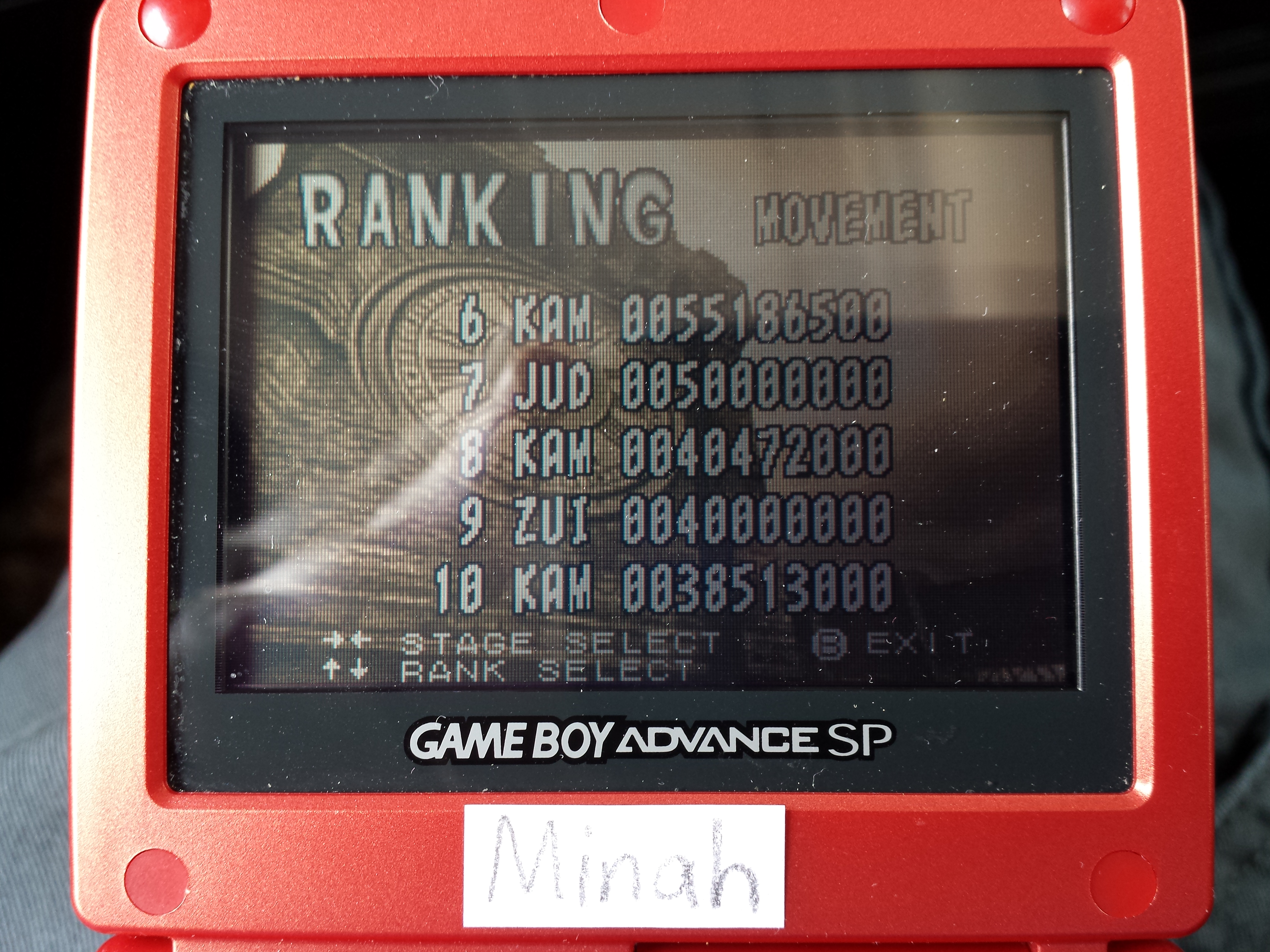minah: Pinball Of The Dead: Normal: Movement [Fast] (GBA) 40,472,000 points on 2014-07-19 11:29:39