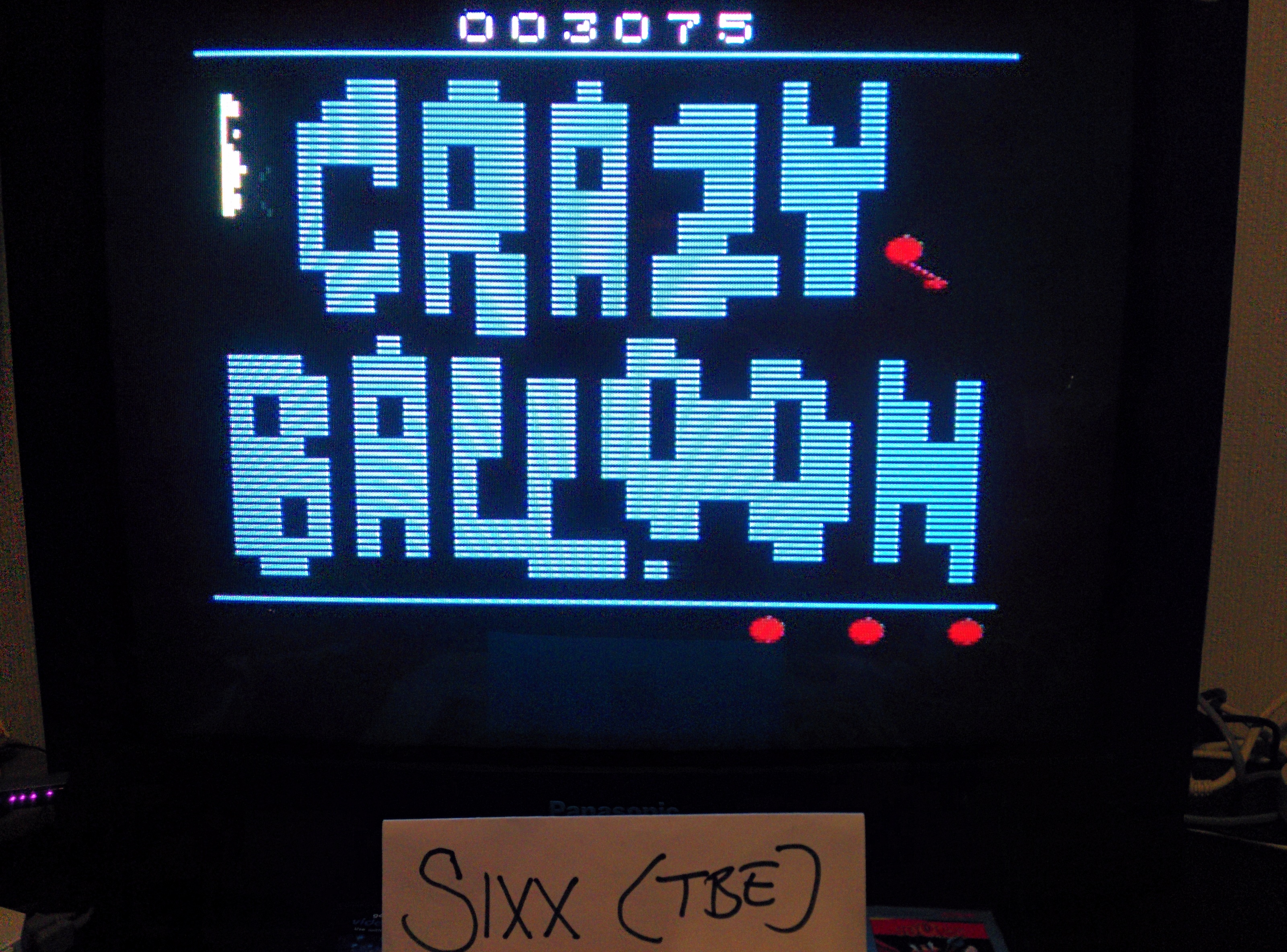 Sixx: Crazy Balloon (Atari 2600 Emulated Novice/B Mode) 3,075 points on 2014-07-19 16:07:40