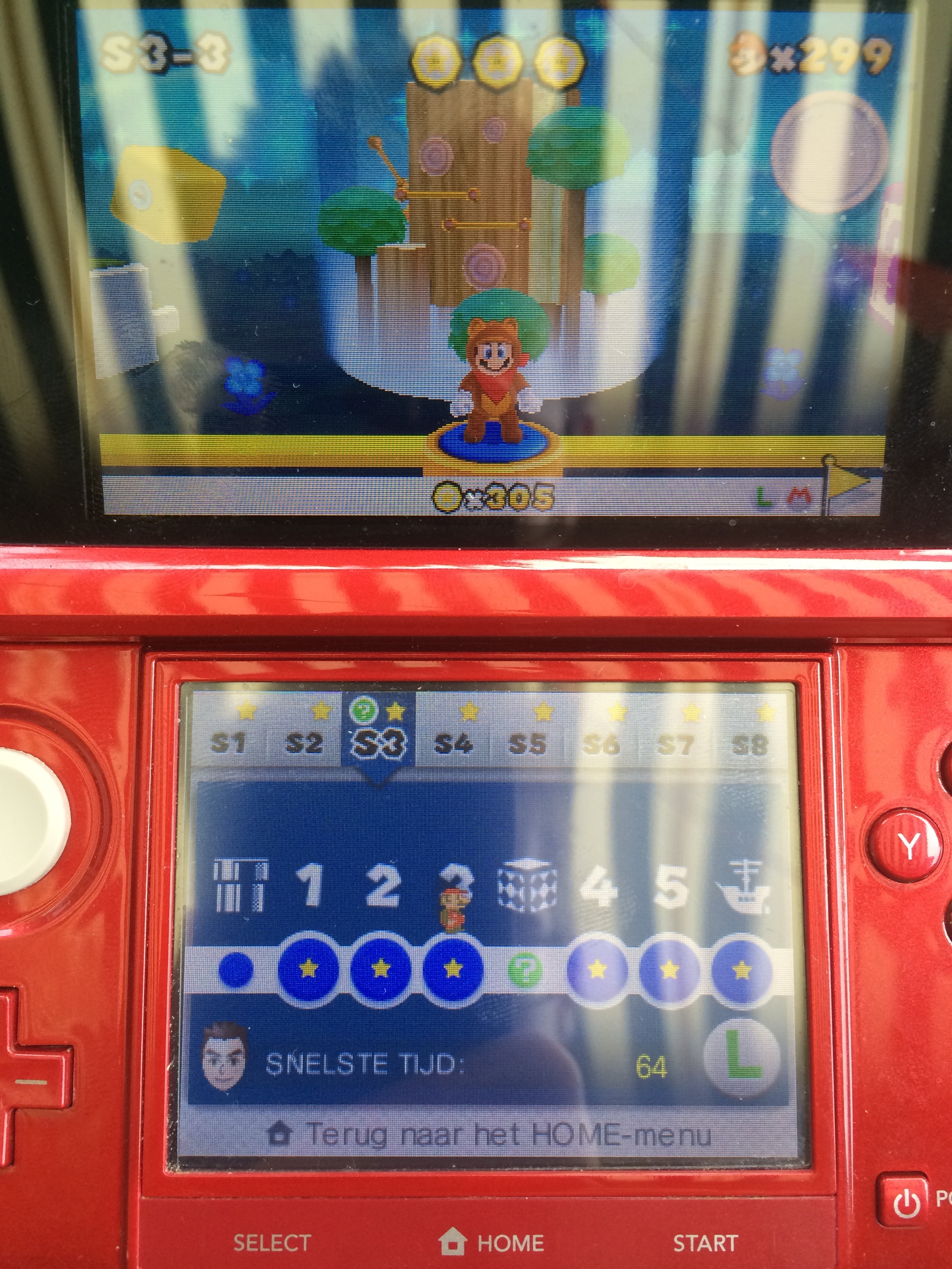 nick666101: Super Mario 3D Land: Special 3-3 [Best Time] (Nintendo 3DS) 64 points on 2014-07-19 17:40:24