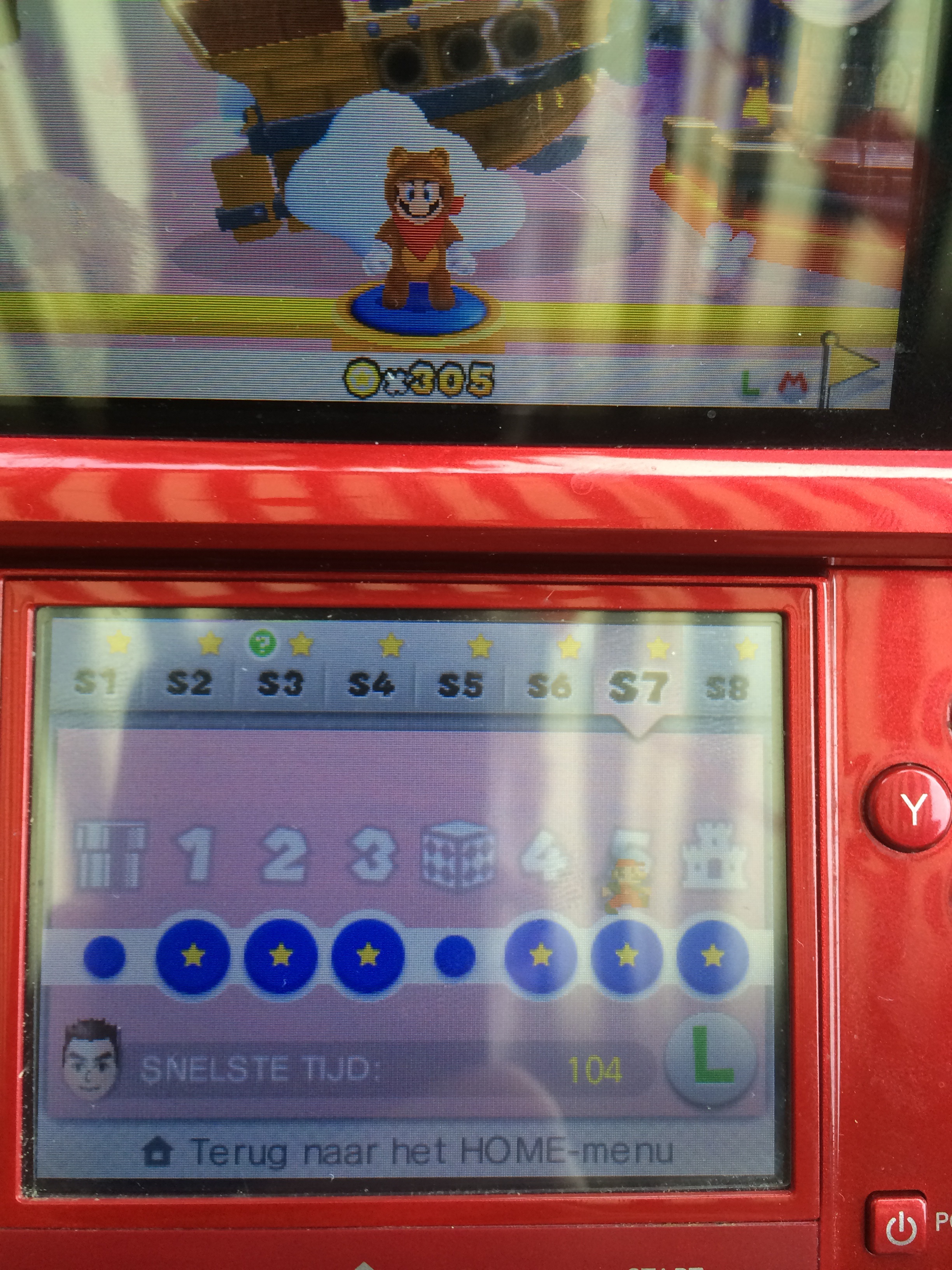 nick666101: Super Mario 3D Land: Special 7-5 [Best Time] (Nintendo 3DS) 104 points on 2014-07-19 18:29:10