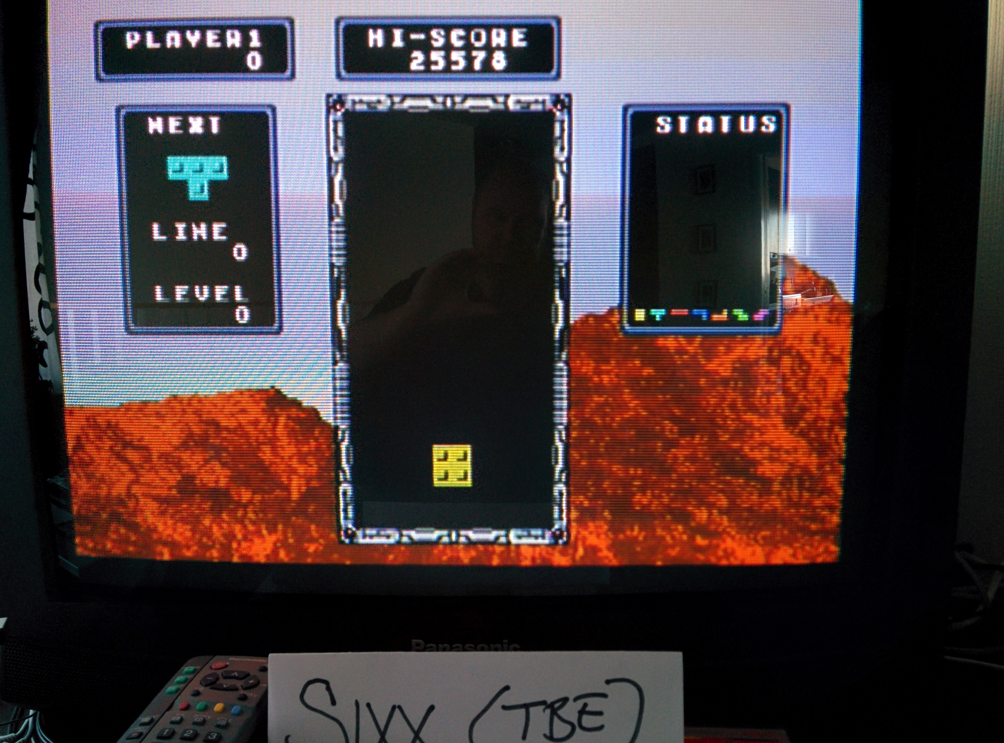 Sixx: Tetris: Normal Game (Sega Genesis / MegaDrive Emulated) 25,578 points on 2014-07-20 07:53:18