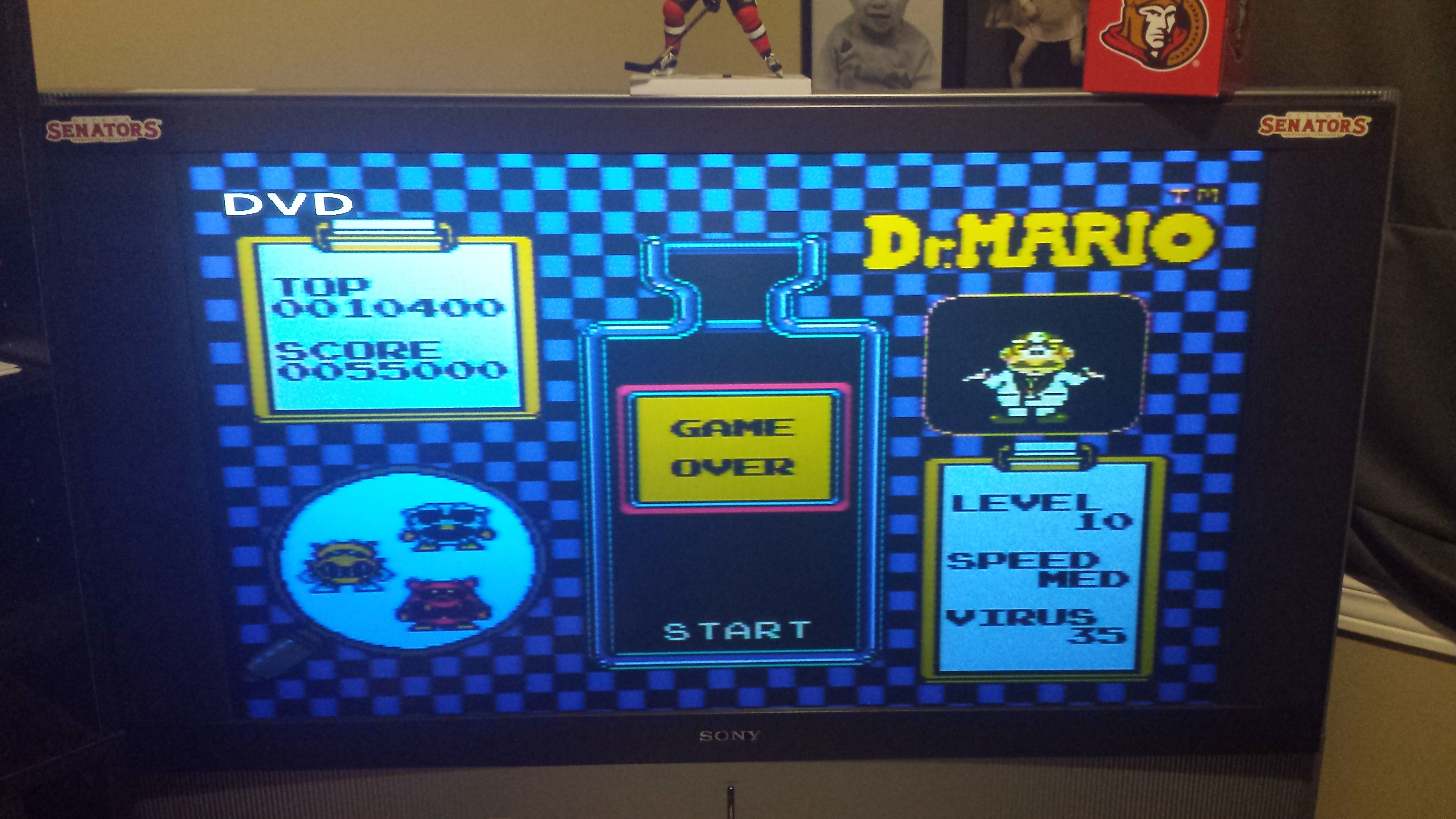 Dr. Mario 55,000 points