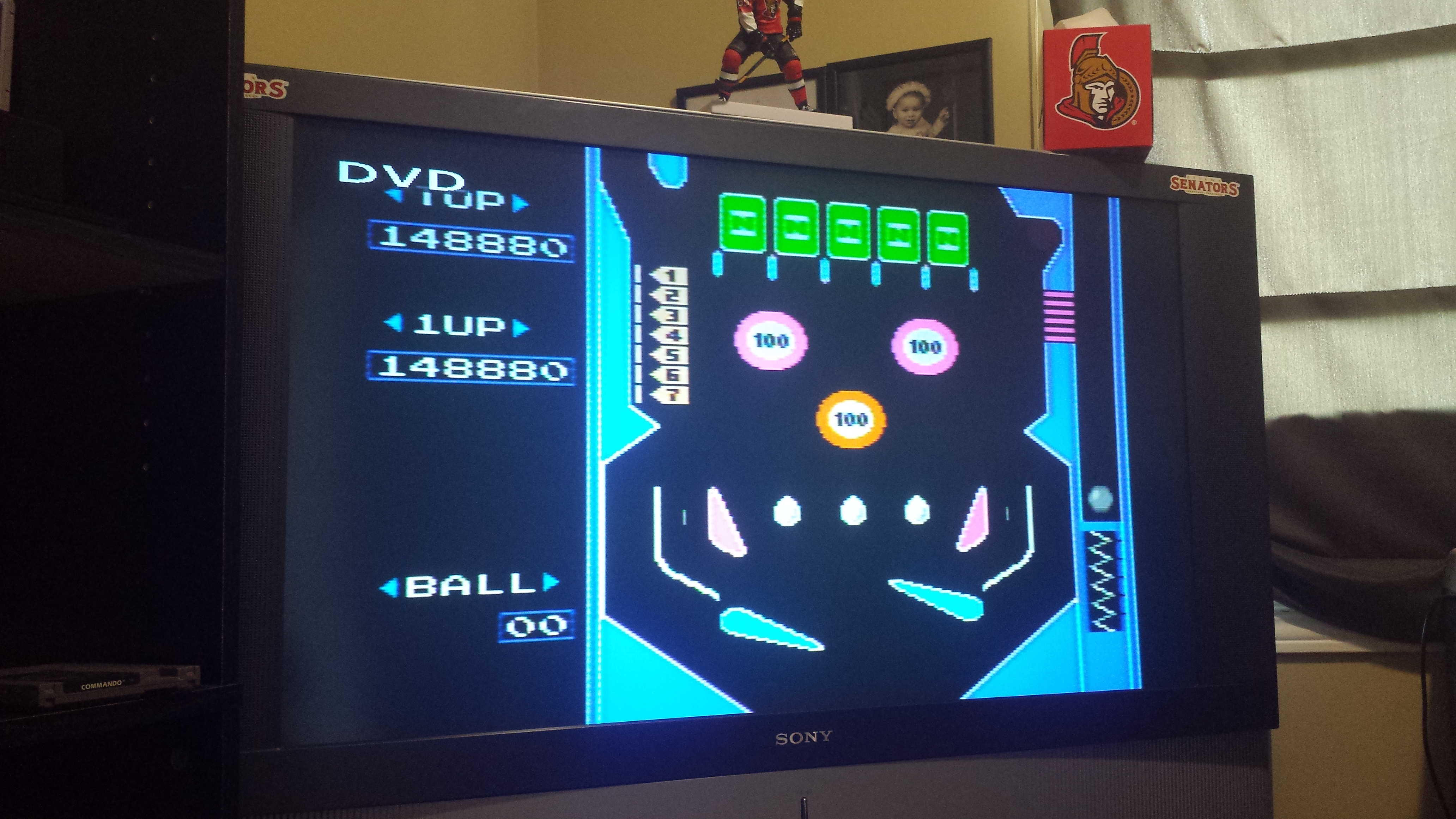 BULLYDOGG: Pinball (NES/Famicom) 148,880 points on 2014-07-25 12:45:38
