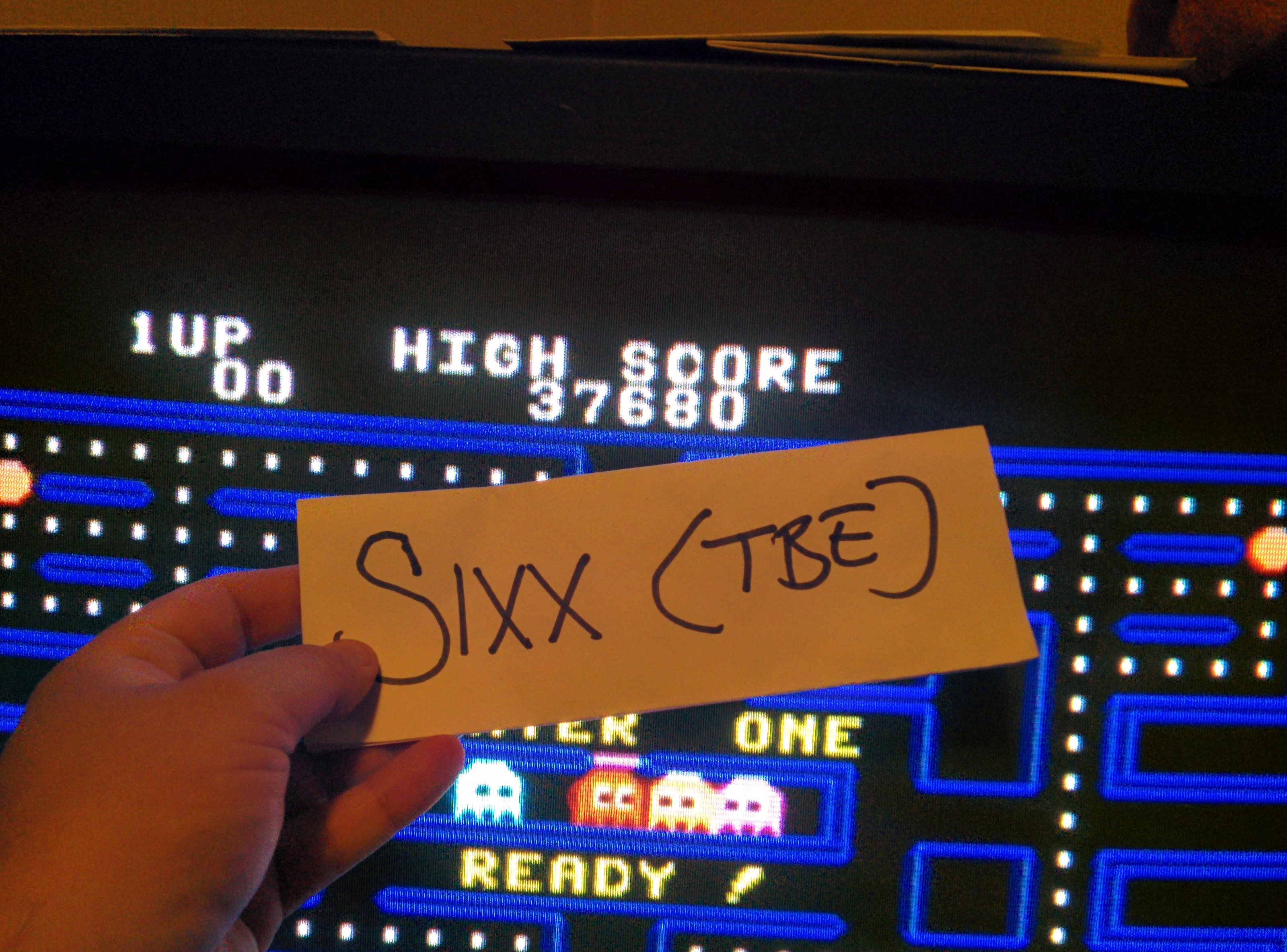 Sixx: Pac-Man (Colecovision Emulated) 37,680 points on 2014-07-27 15:45:32
