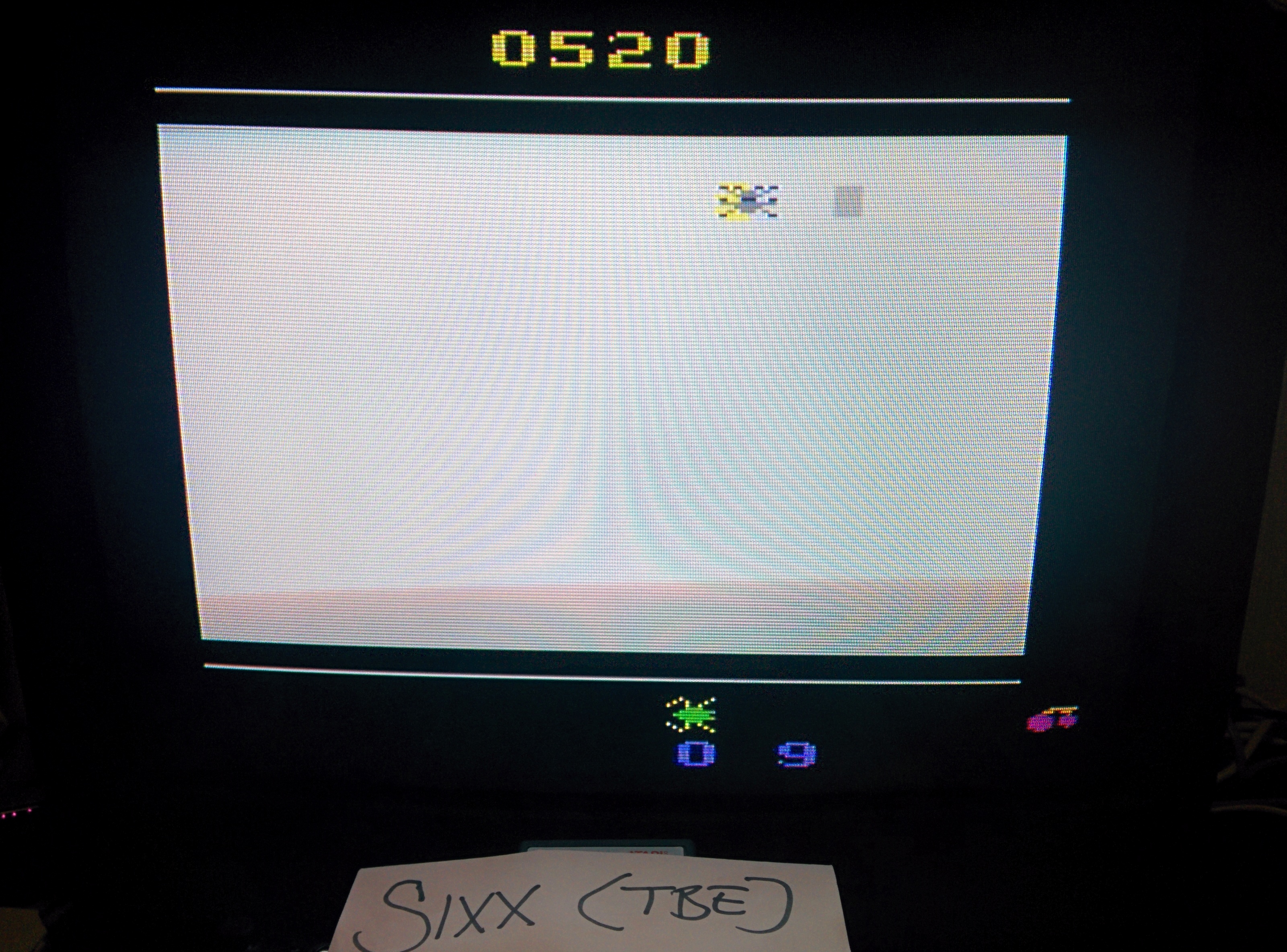 Sixx: Tapeworm (Atari 2600 Emulated Novice/B Mode) 520 points on 2014-07-28 15:34:06