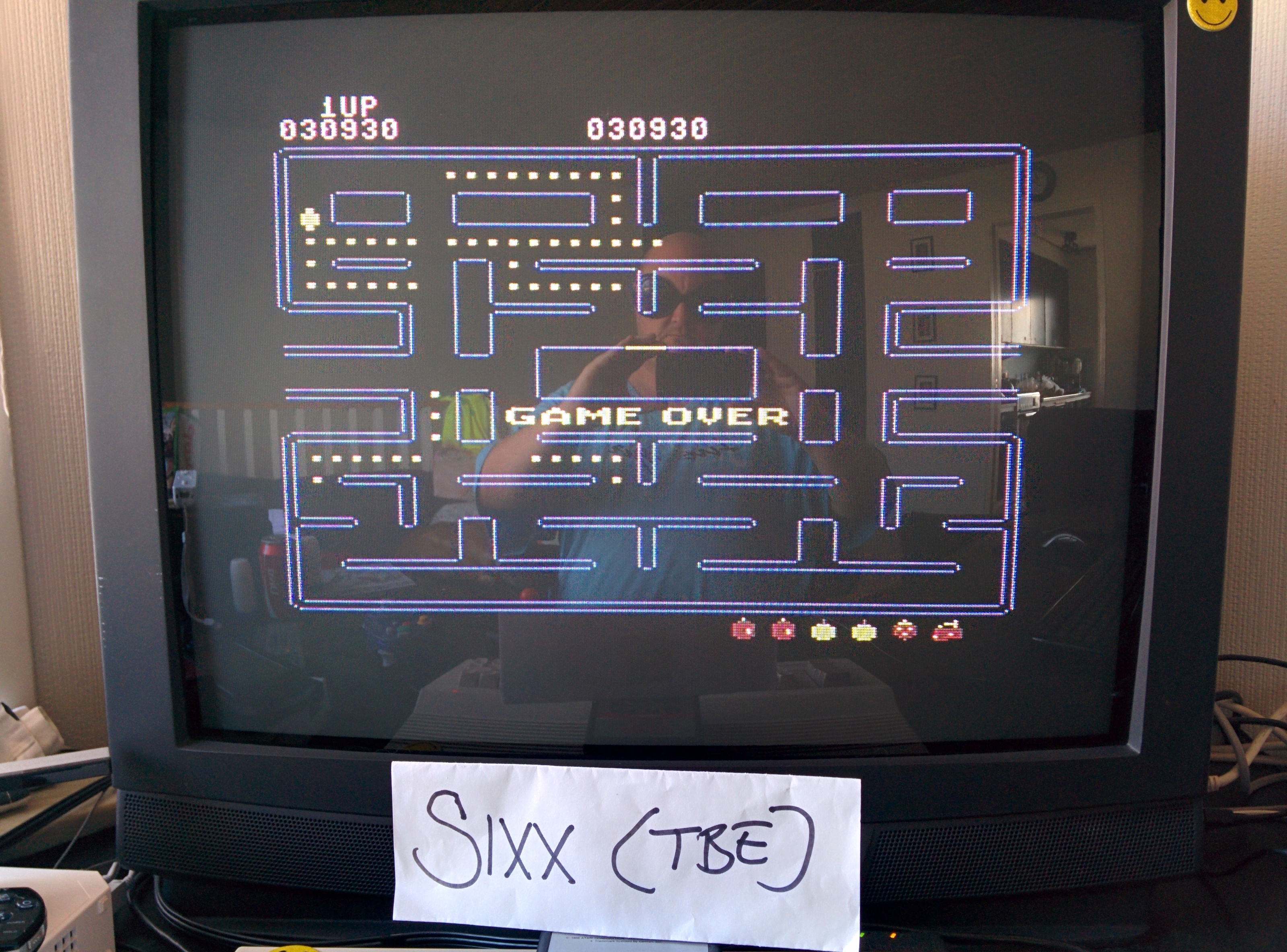 Sixx: Pac-Man (Commodore 64) 30,930 points on 2014-07-31 06:00:00