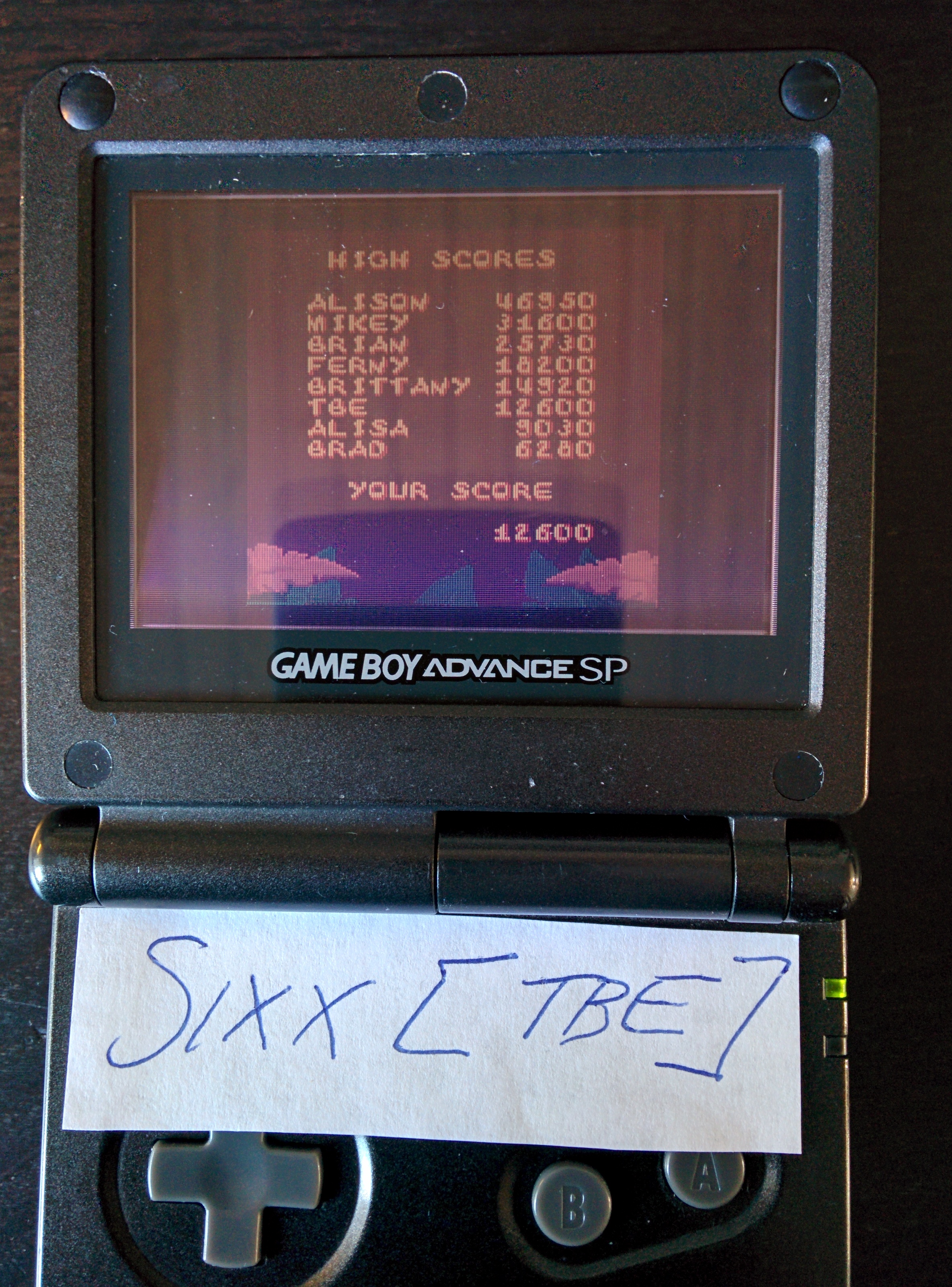 Sixx: Frogger 2 (Game Boy Color) 12,600 points on 2014-08-08 10:00:58