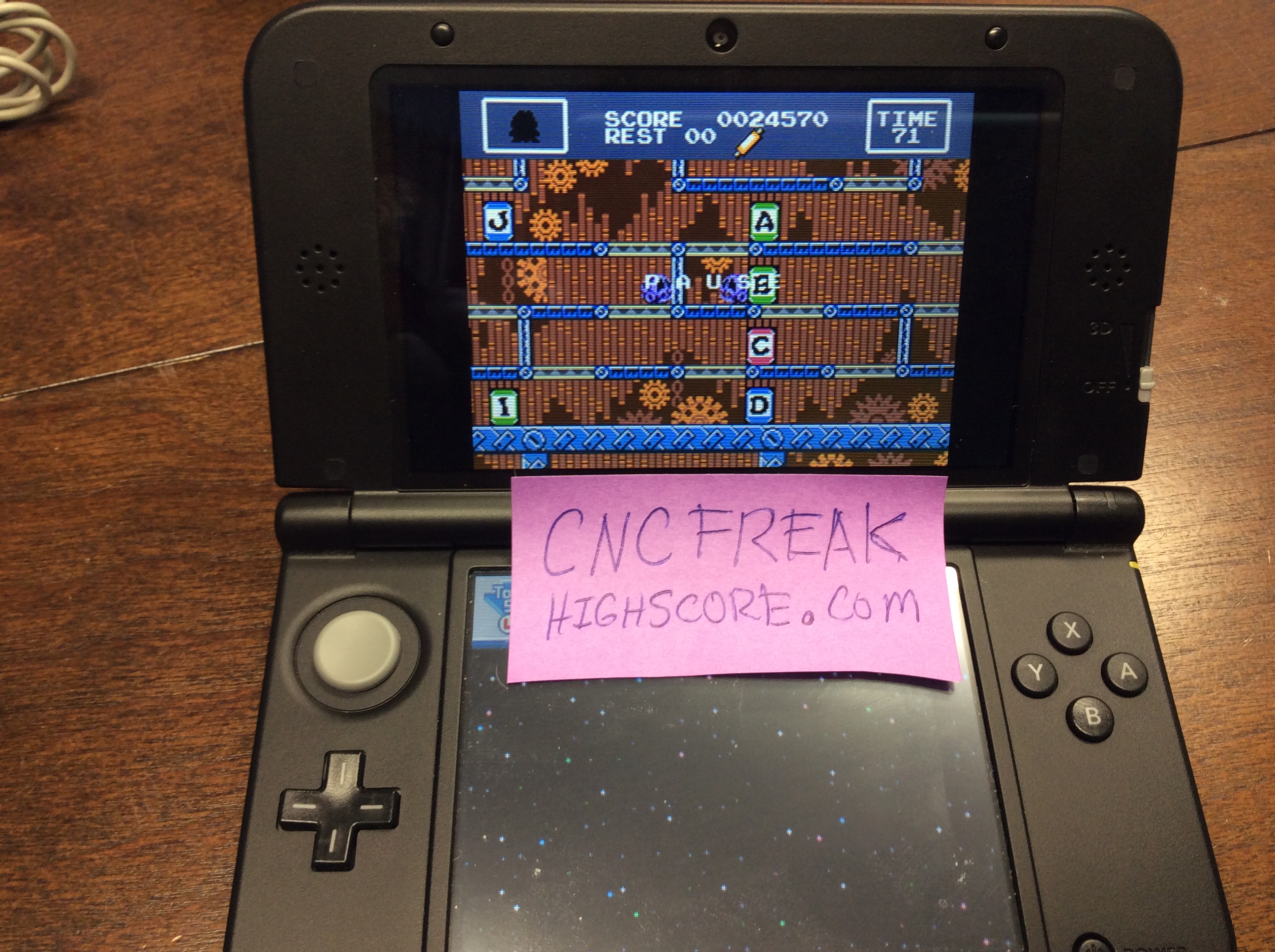 cncfreak: Retro Game Challenge: Free Play: Robot Ninja Haggle Man (Nintendo DS) 24,570 points on 2014-08-09 15:47:21