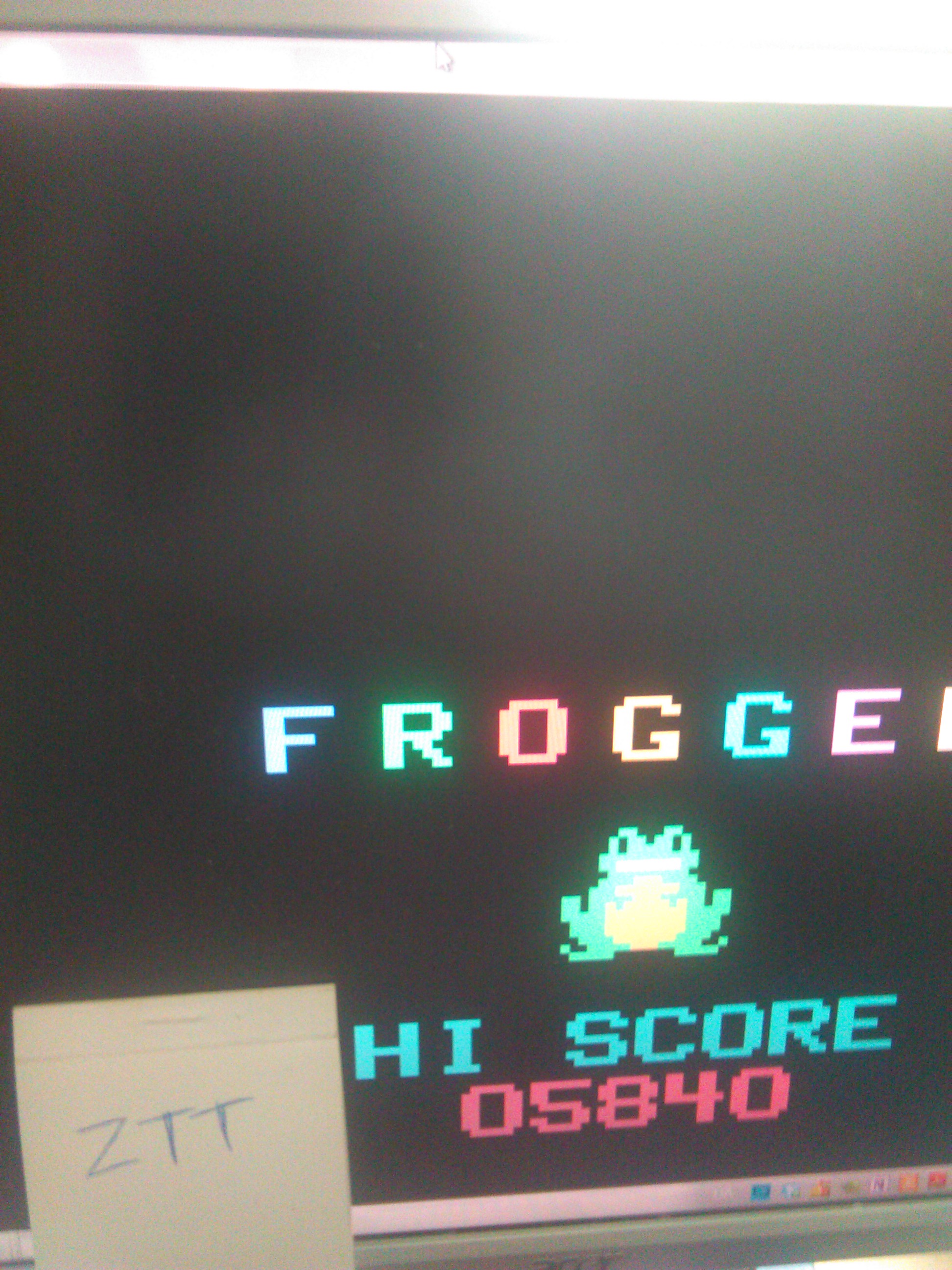 Frogger 5,840 points