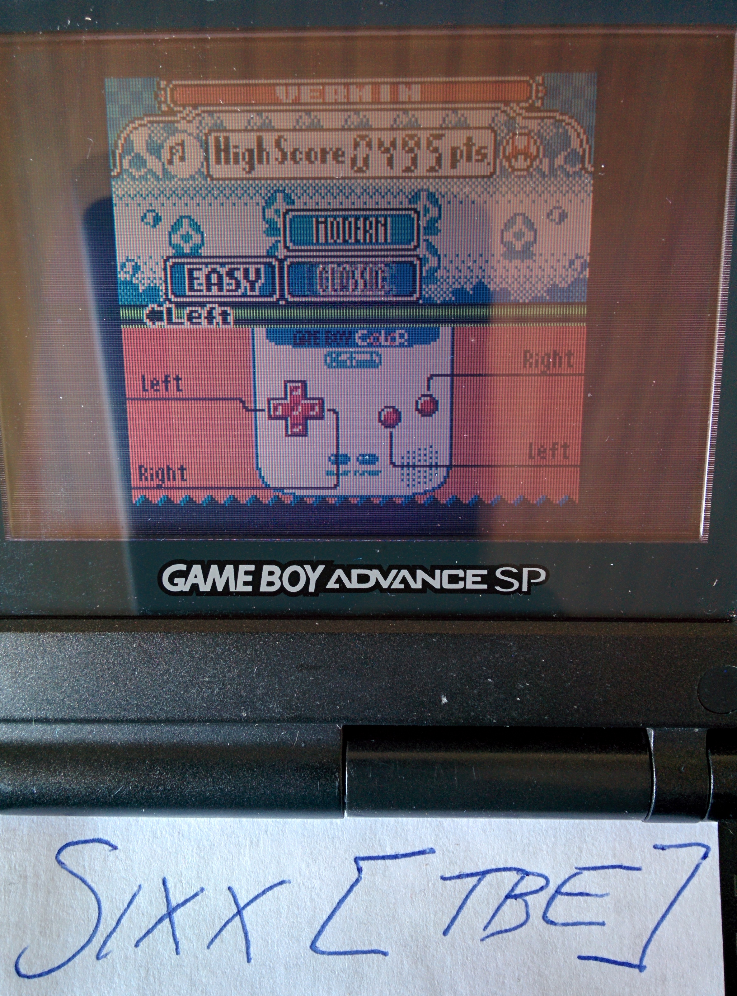 Sixx: Game & Watch Gallery 2: Vermin: Classic: Easy (Game Boy Color) 495 points on 2014-08-10 06:25:00