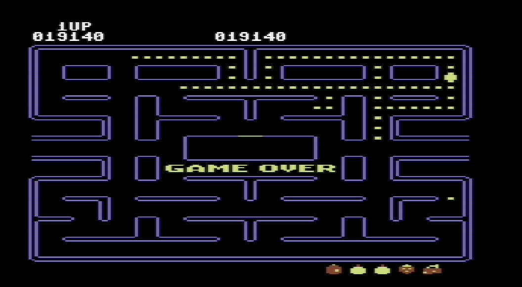 cncfreak: Pac-Man (Commodore 64 Emulated) 19,140 points on 2013-10-01 17:32:22