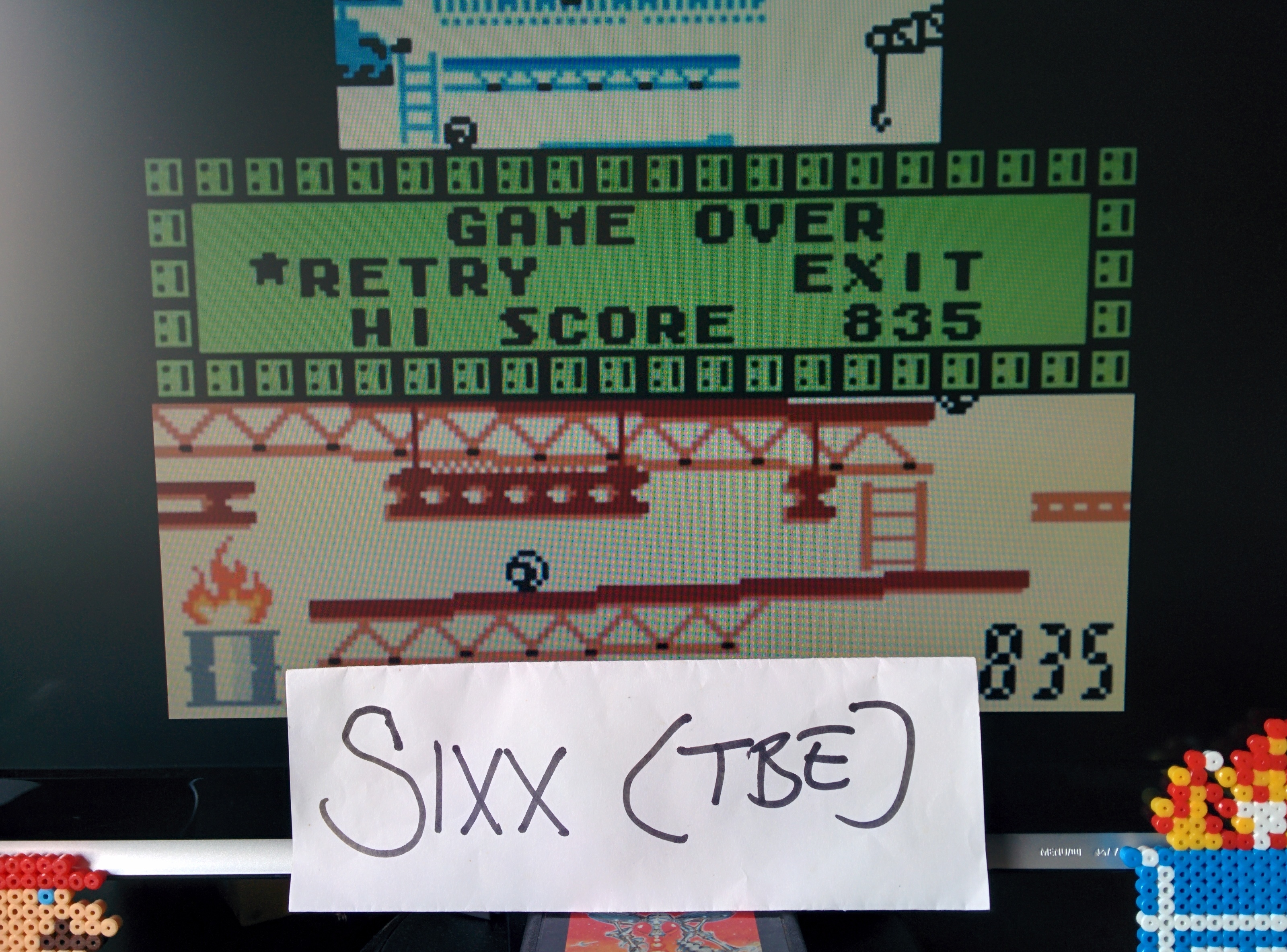 Sixx: Game & Watch Gallery 2: Donkey Kong: Classic: Easy (Game Boy Color Emulated) 835 points on 2014-08-14 03:18:55