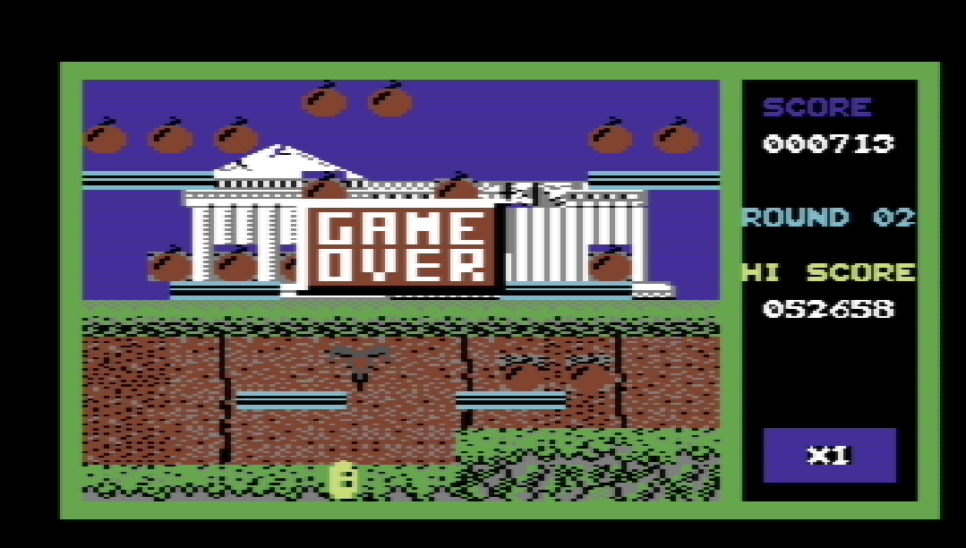 cncfreak: Bomb Jack (Commodore 64 Emulated) 713 points on 2013-10-01 19:11:53
