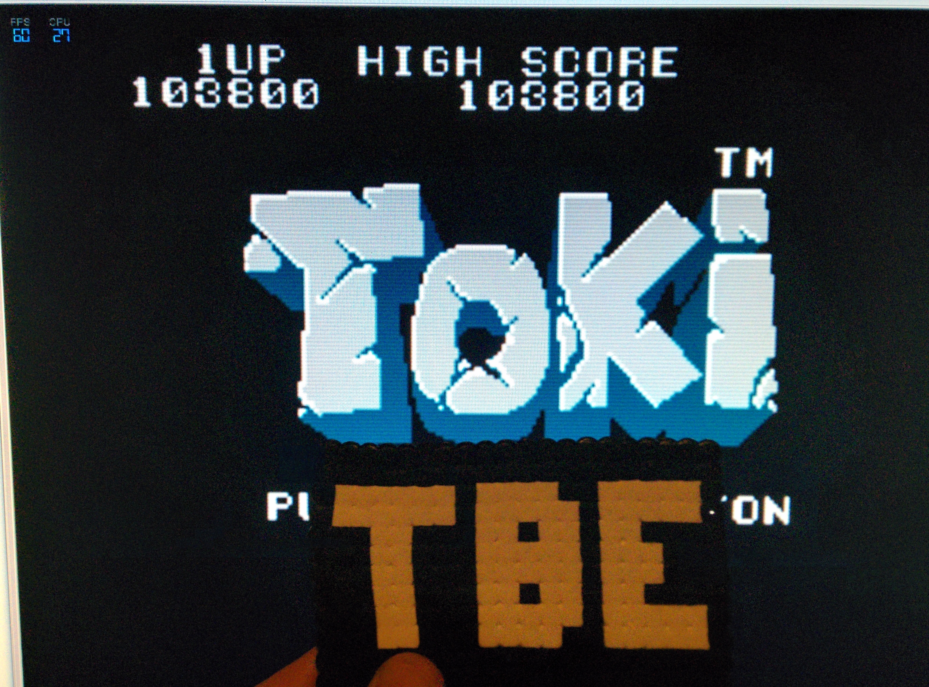 Sixx: Toki (NES/Famicom Emulated) 103,800 points on 2014-08-22 18:31:20