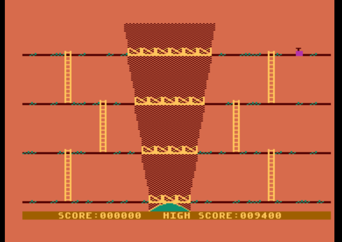 cncfreak: Canyon Climber (Atari 400/800/XL/XE Emulated) 9,400 points on 2013-10-01 19:33:34