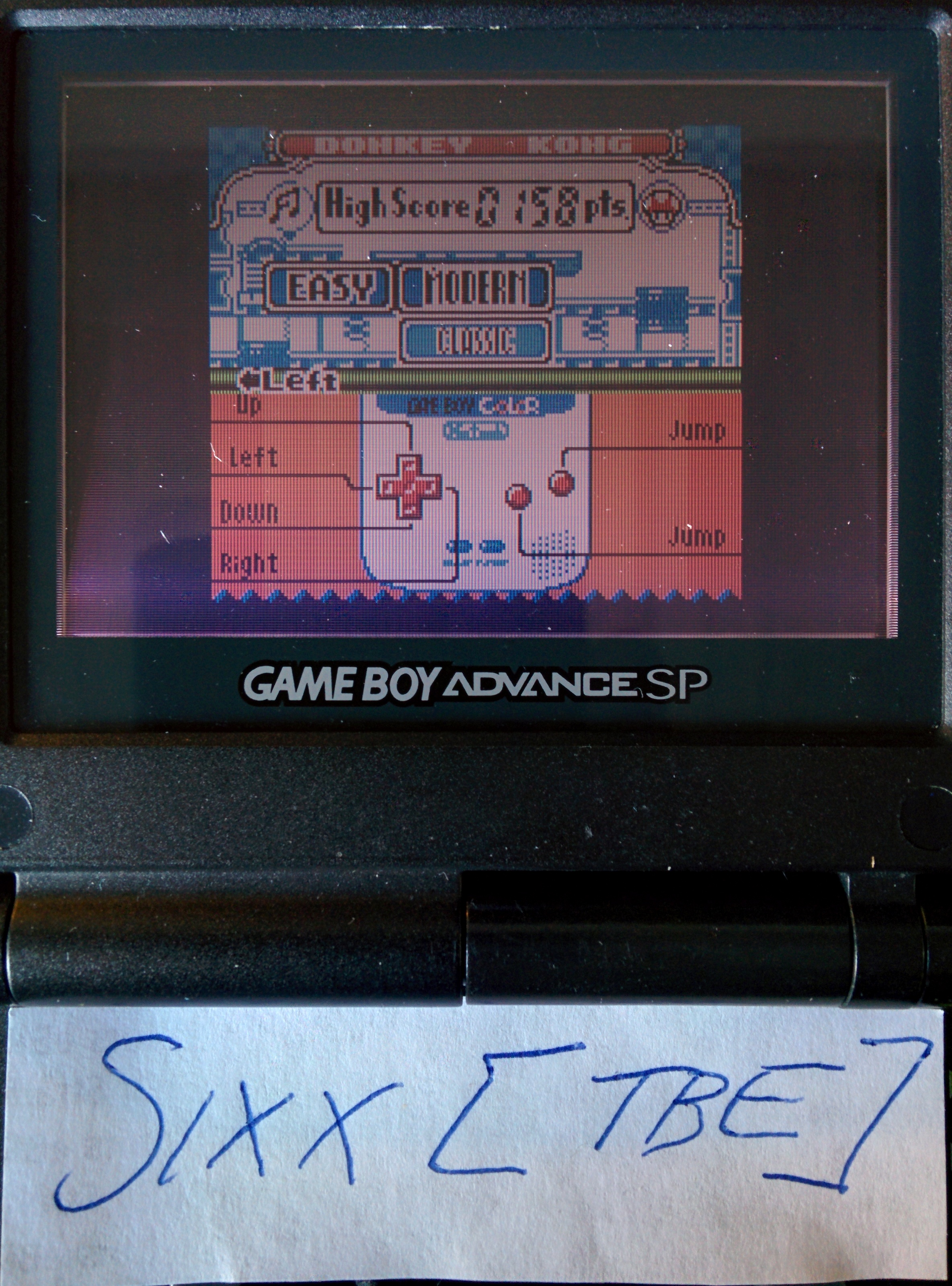 Sixx: Game & Watch Gallery 2: Donkey Kong: Modern: Easy (Game Boy Color) 158 points on 2014-08-25 02:22:00