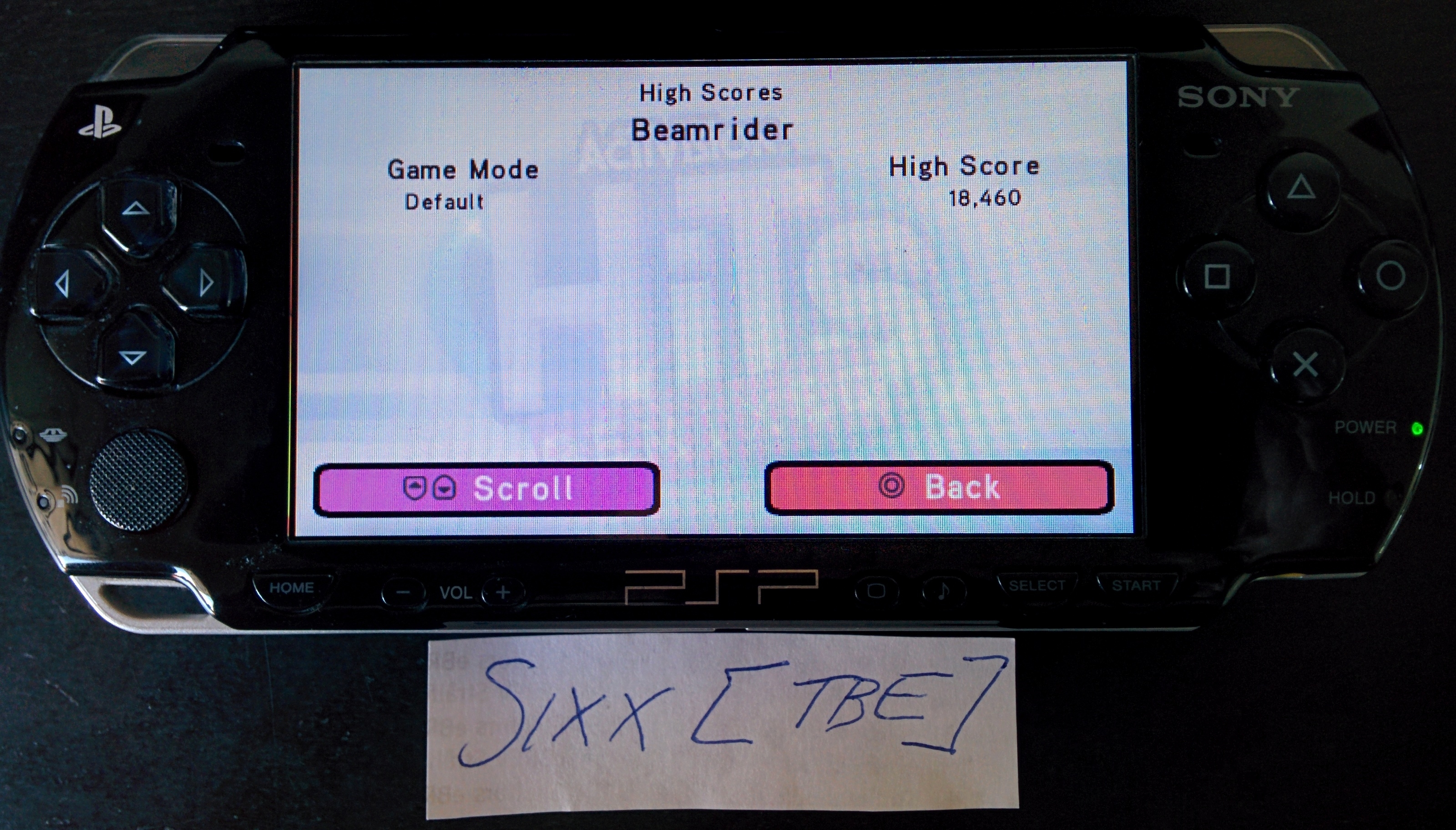 Sixx: Activision Hits Remixed: Beamrider (PSP) 18,460 points on 2014-08-29 10:53:46