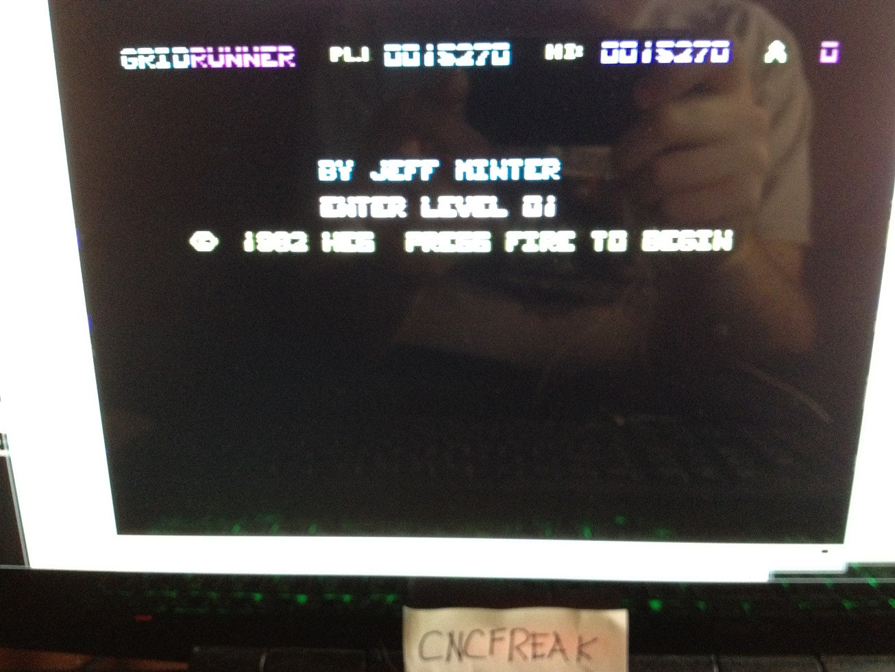 cncfreak: Gridrunner (Commodore 64 Emulated) 15,270 points on 2013-10-04 08:08:15