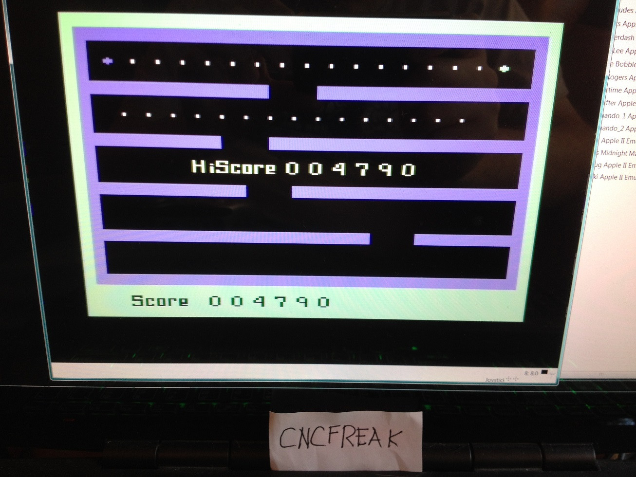 cncfreak: Jawbreaker (Commodore 64 Emulated) 4,790 points on 2013-10-04 14:49:55