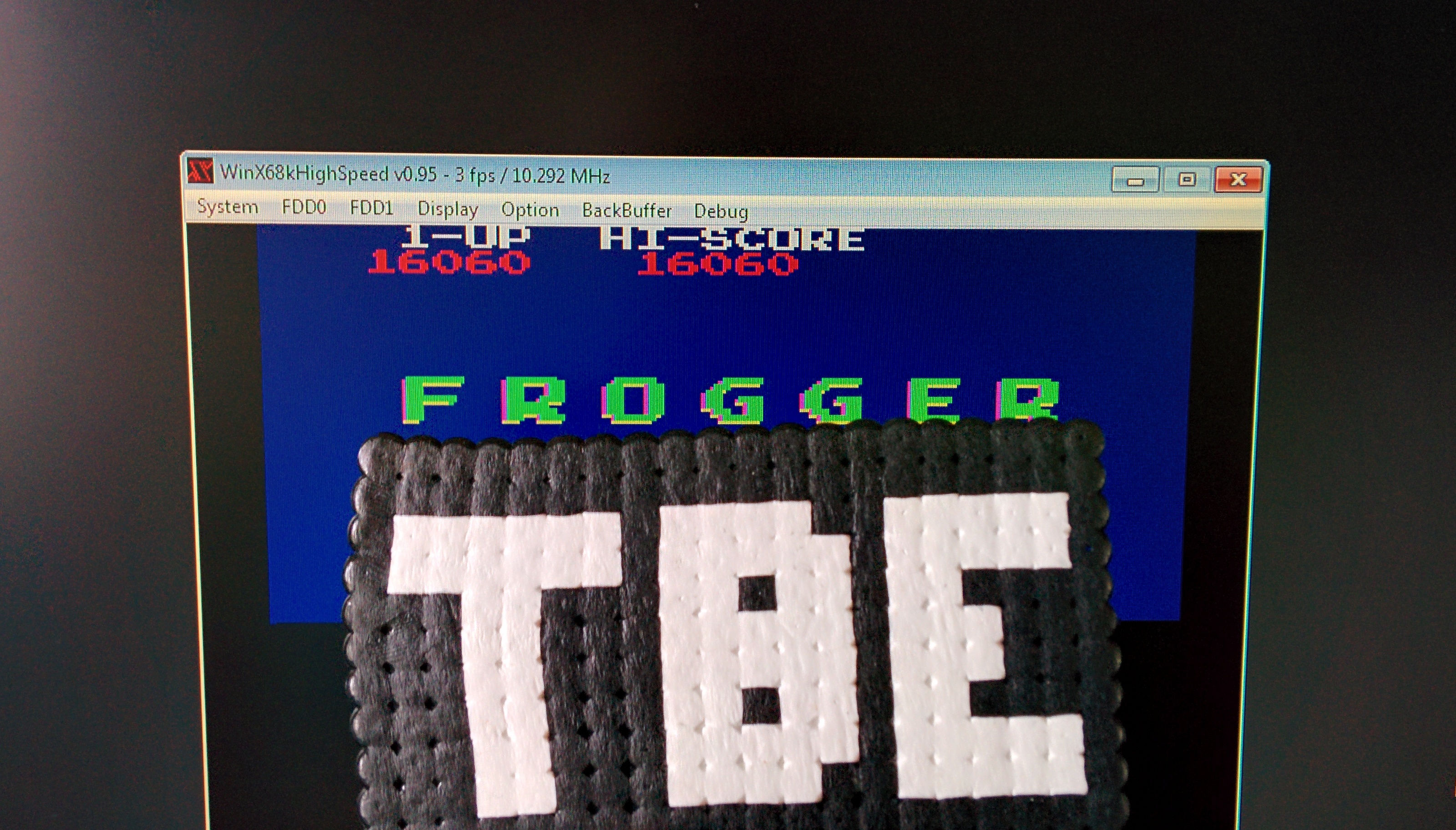 Sixx: Frogger (Sharp X68000 Emulated) 16,060 points on 2014-09-05 14:18:14